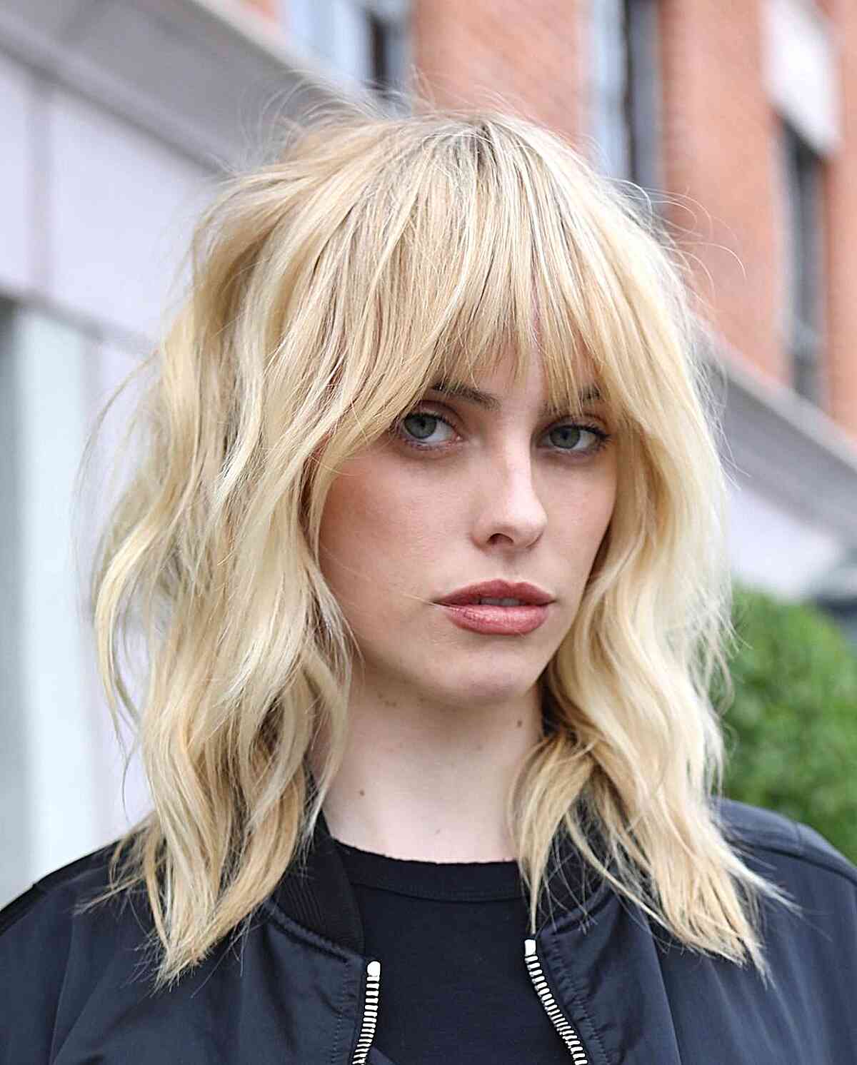 80 Best Medium Shags with Bangs You Can Get Right Now