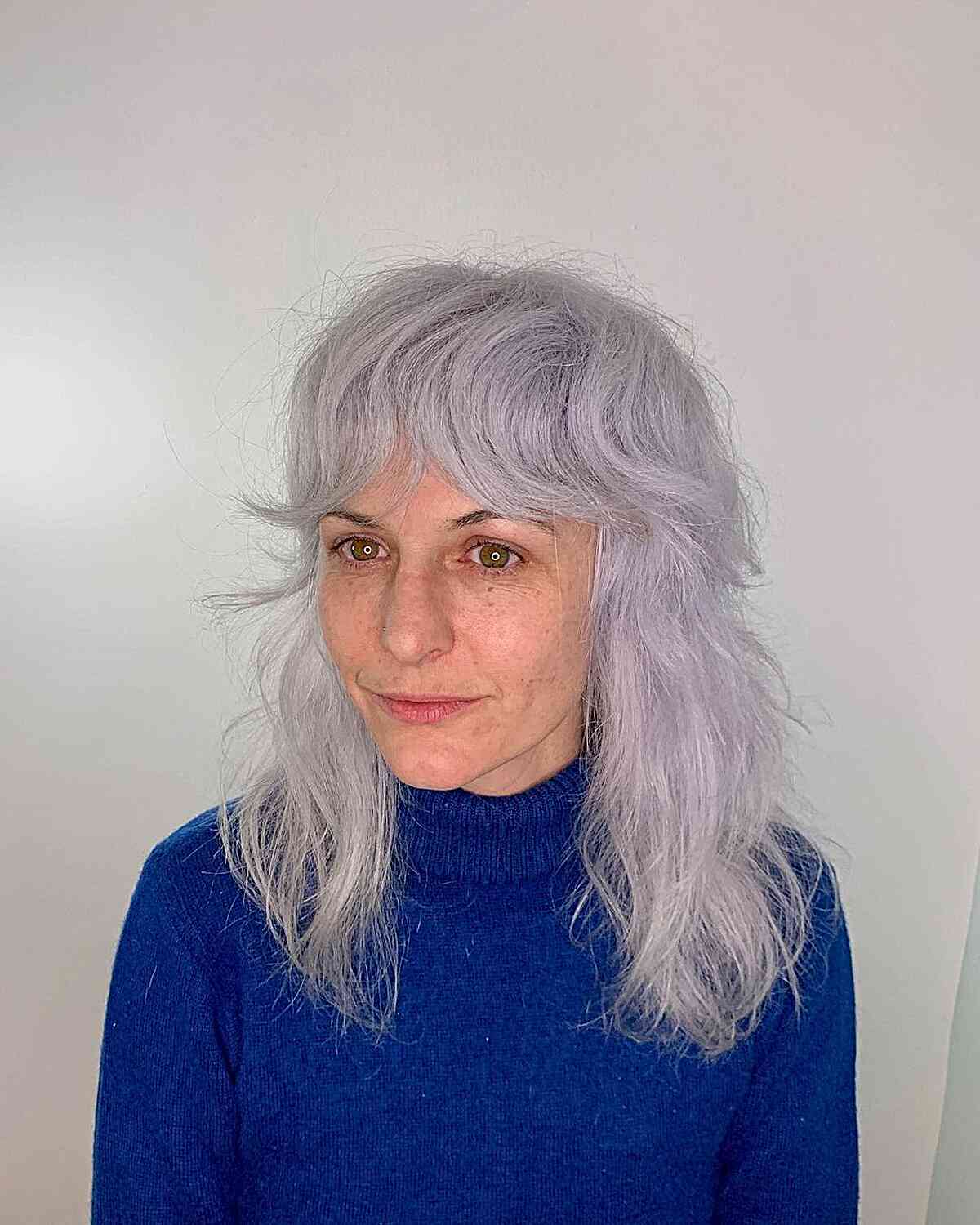 80 Best Medium Shags with Bangs You Can Get Right Now