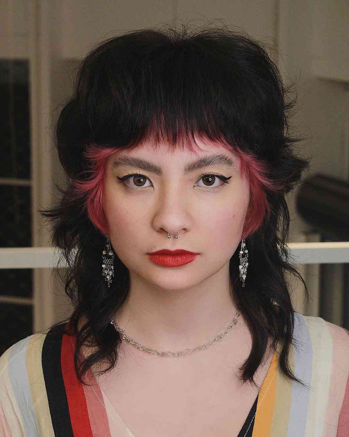 80 Best Medium Shags with Bangs You Can Get Right Now