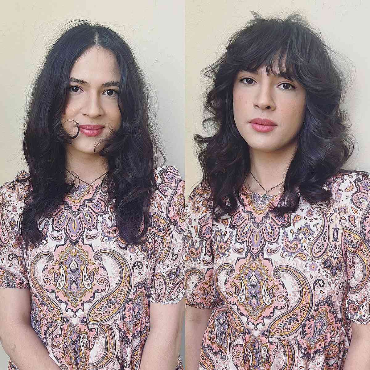 80 Best Medium Shags with Bangs You Can Get Right Now