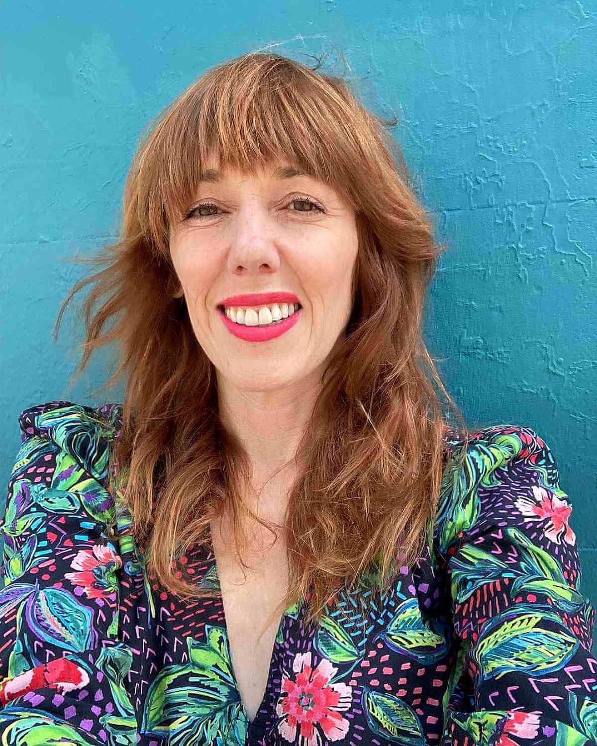 80 Best Medium Shags with Bangs You Can Get Right Now
