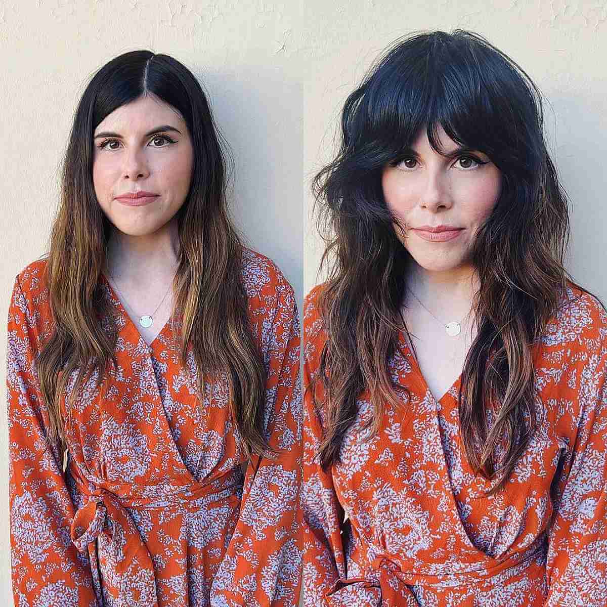 80 Best Medium Shags with Bangs You Can Get Right Now