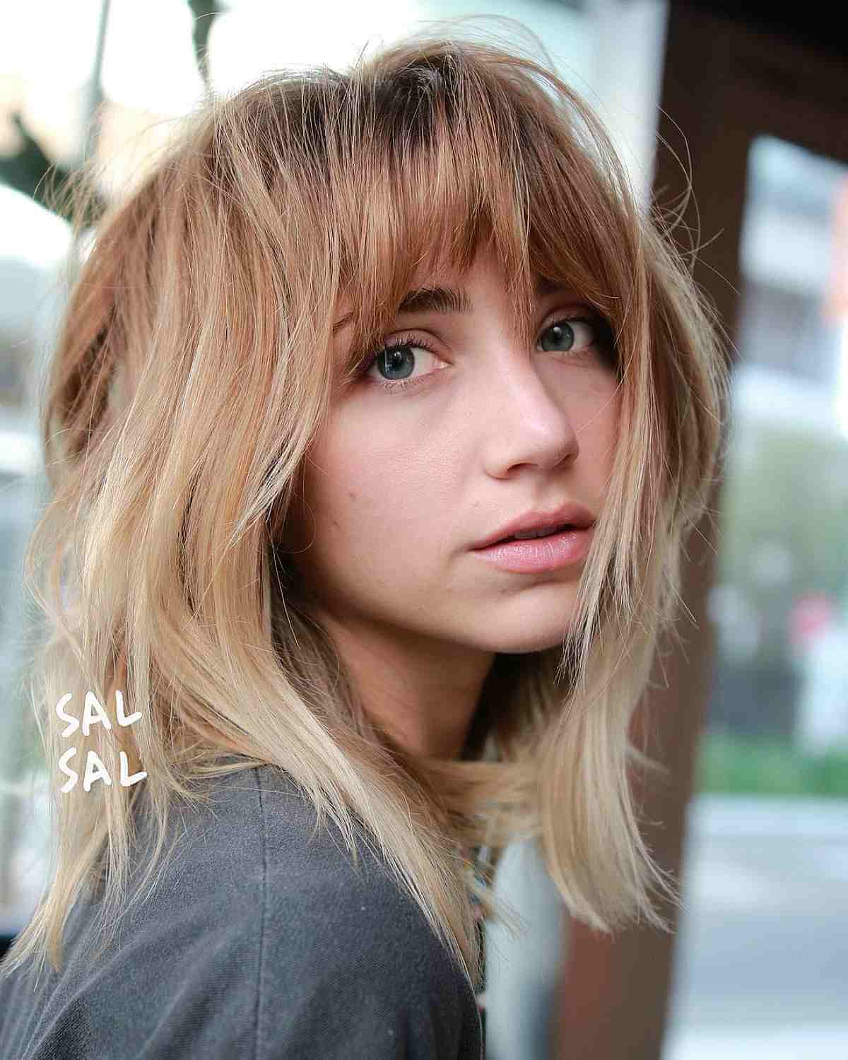 80 Best Medium Shags with Bangs You Can Get Right Now