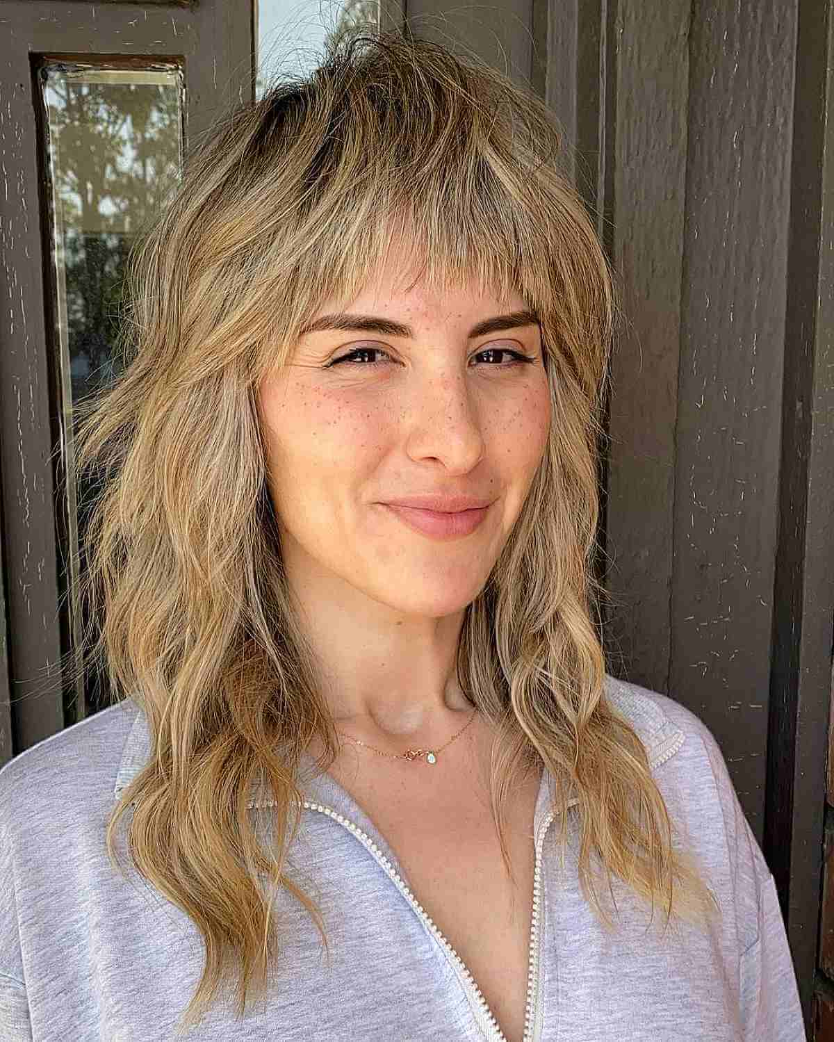 80 Best Medium Shags with Bangs You Can Get Right Now