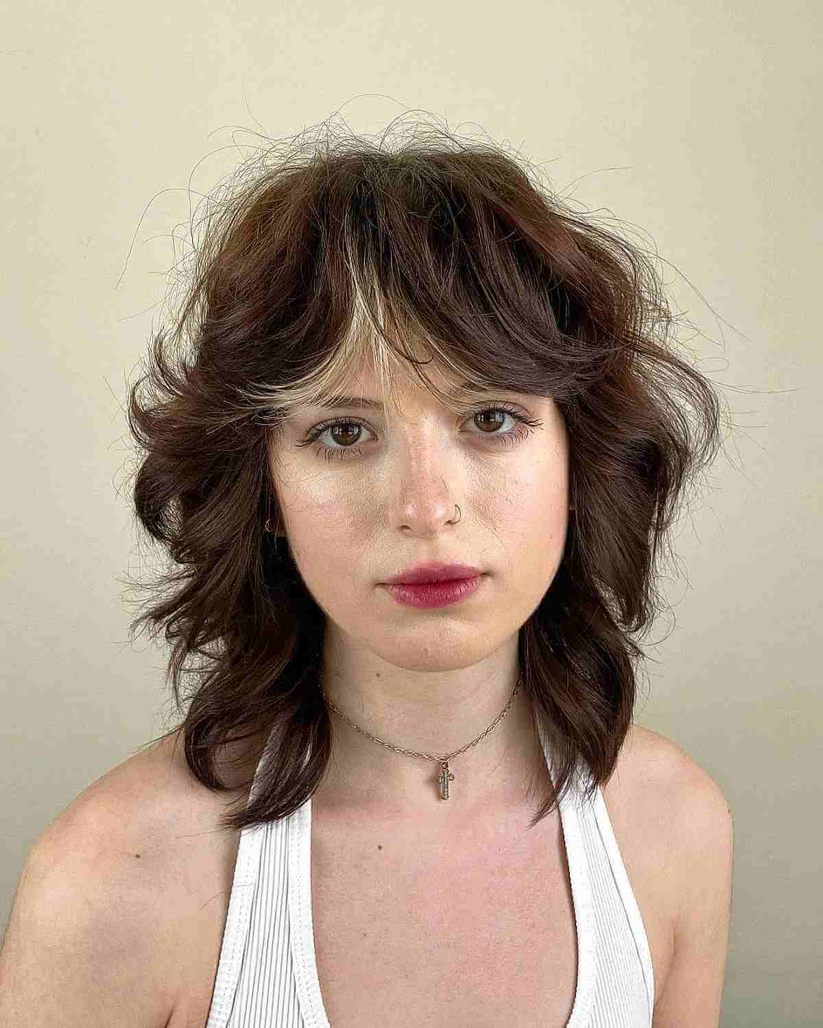 80 Best Medium Shags with Bangs You Can Get Right Now