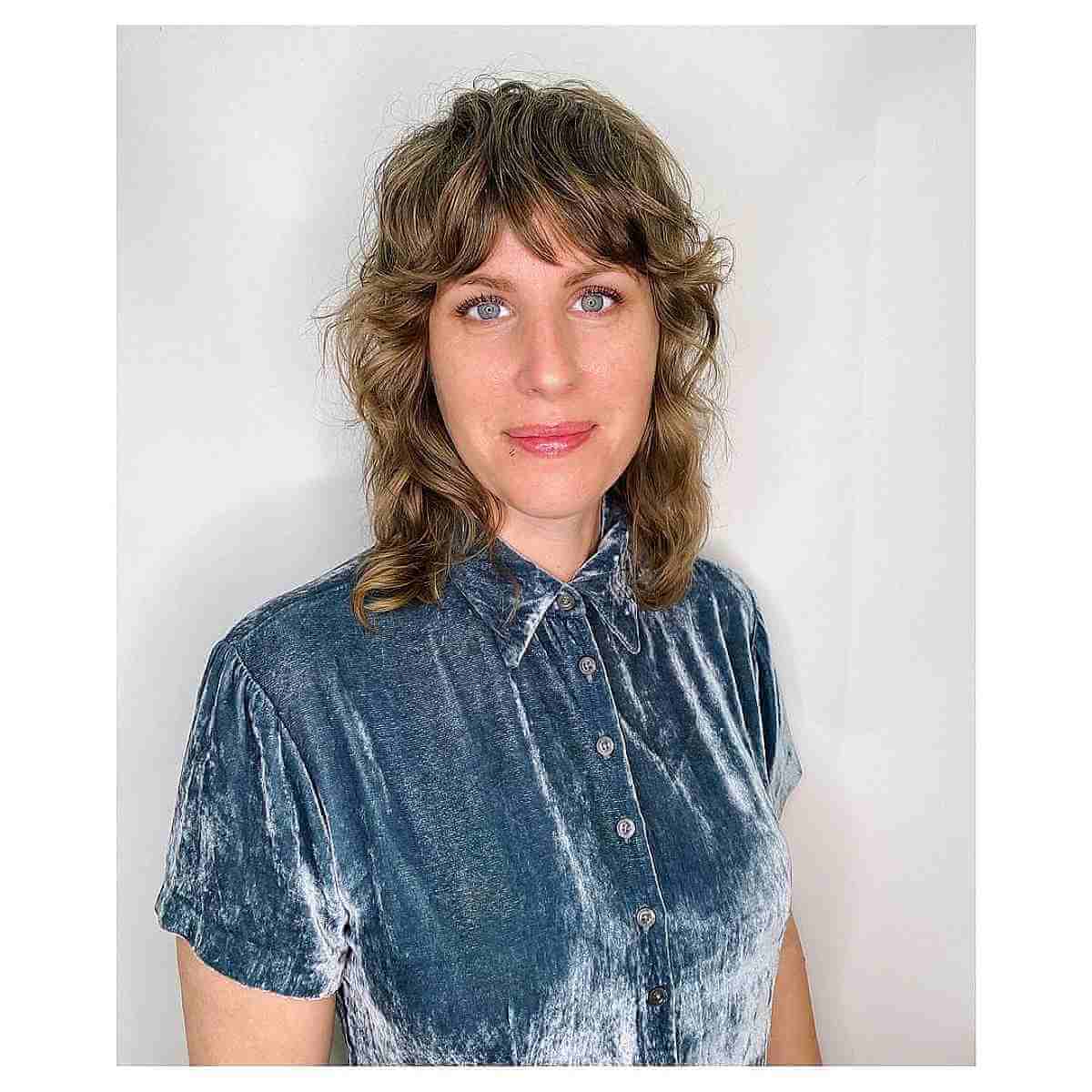 80 Best Medium Shags with Bangs You Can Get Right Now