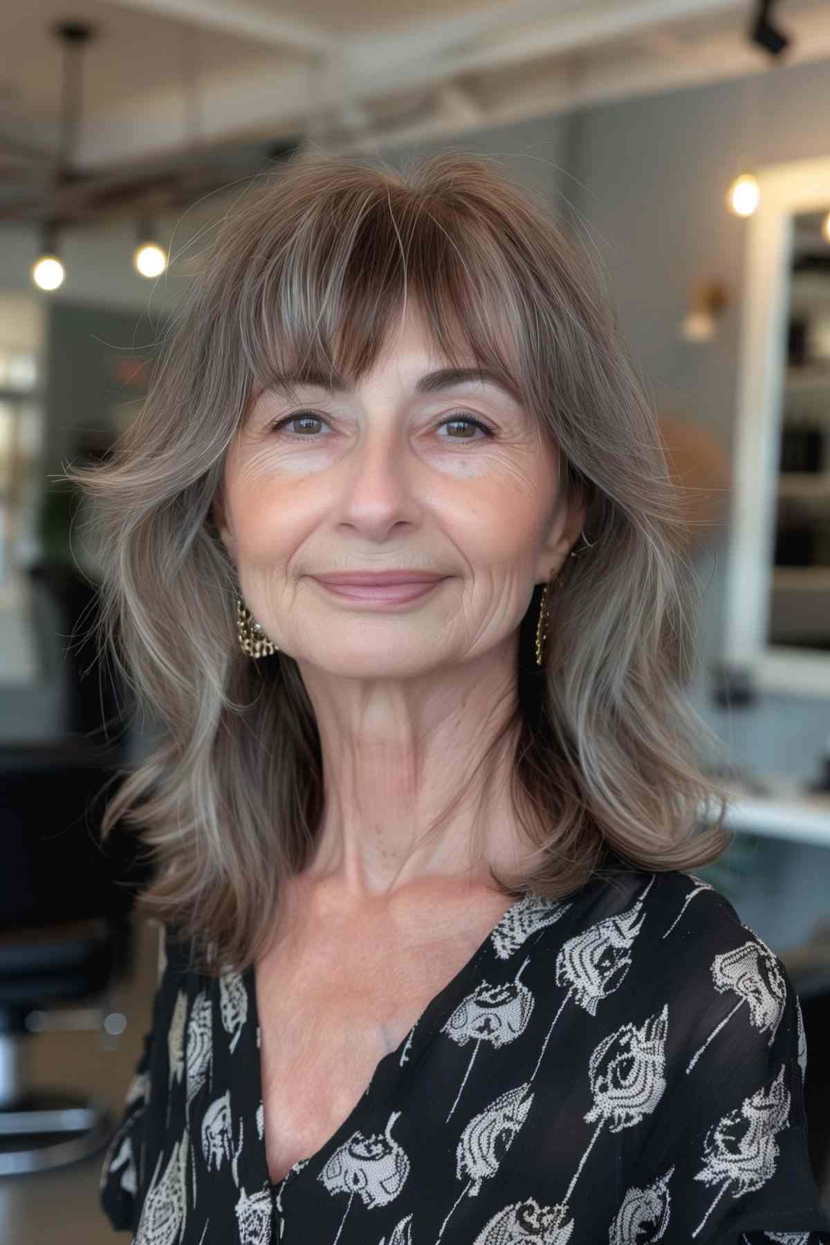 25 Chic Medium-Length Hairstyles Older Women Can Absolutely Pull-Off This 2025