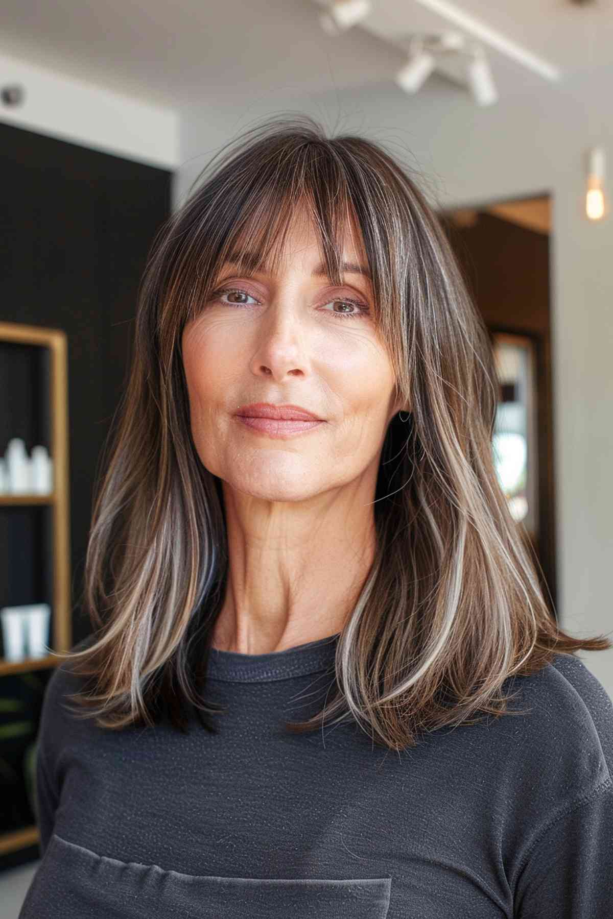 25 Chic Medium-Length Hairstyles Older Women Can Absolutely Pull-Off This 2025