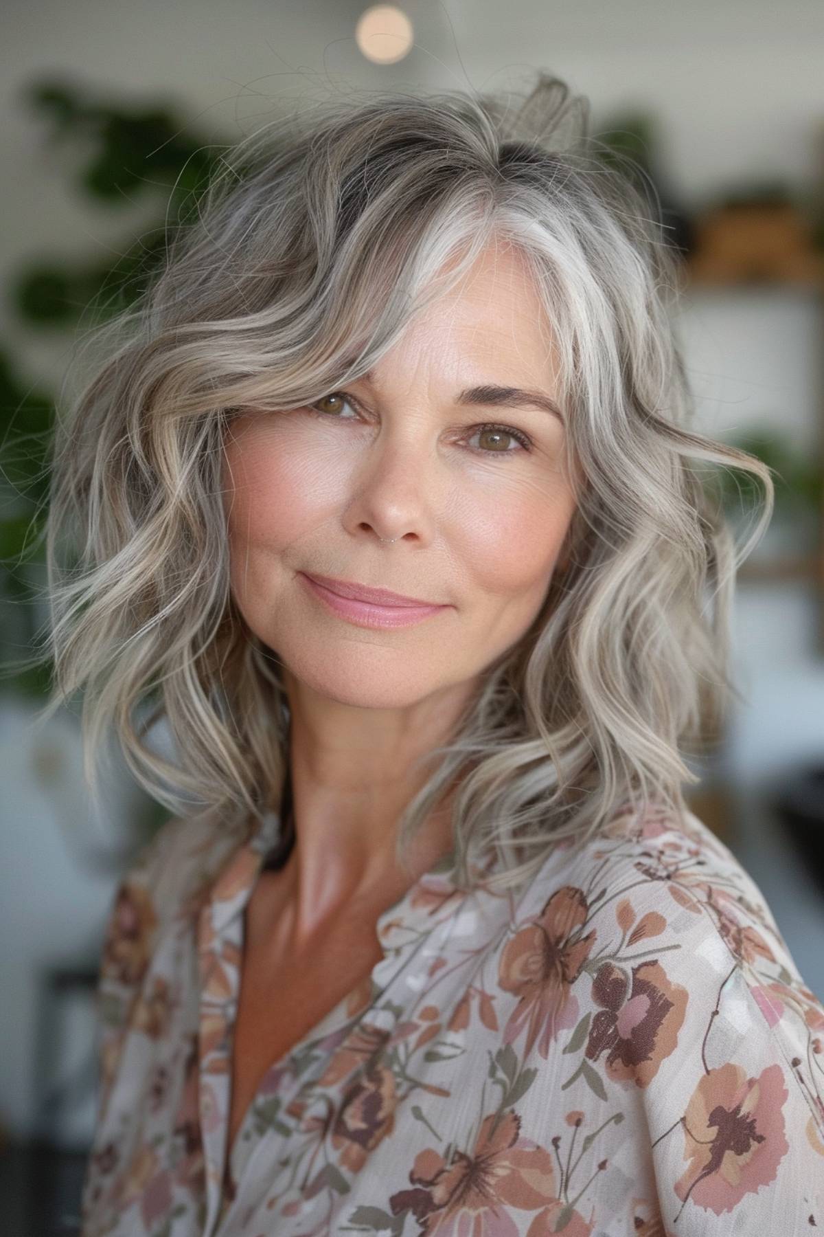 15+ Gorgeous Medium Shaggy Haircuts for Women Over 50 in 2025
