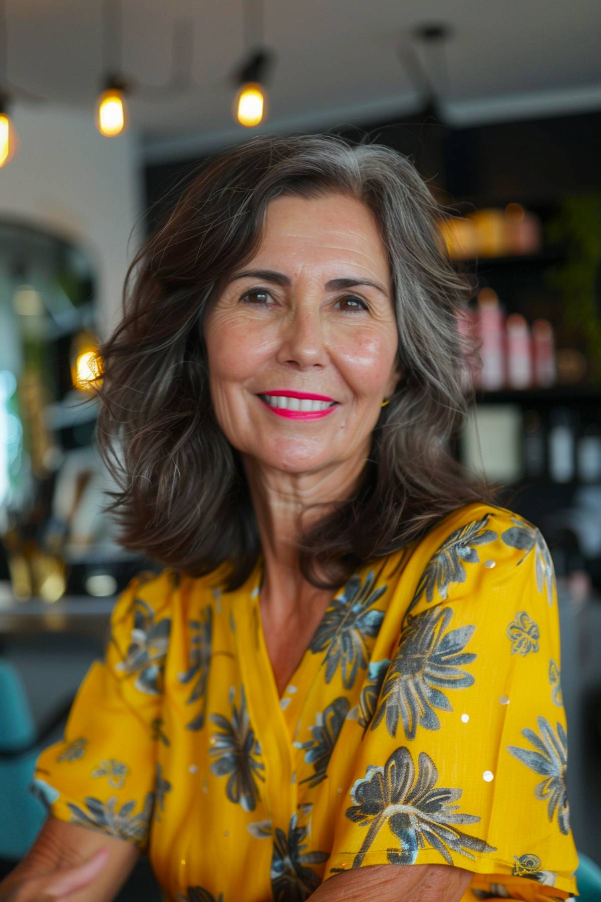 15+ Gorgeous Medium Shaggy Haircuts for Women Over 50 in 2025