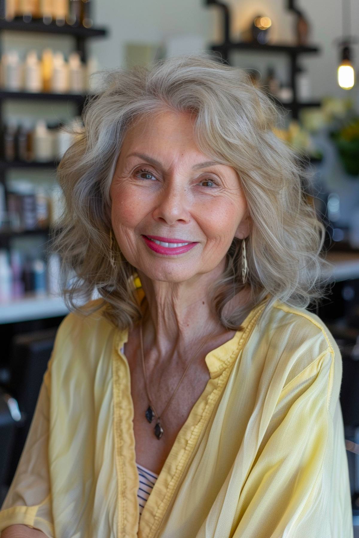 15+ Gorgeous Medium Shaggy Haircuts for Women Over 50 in 2025