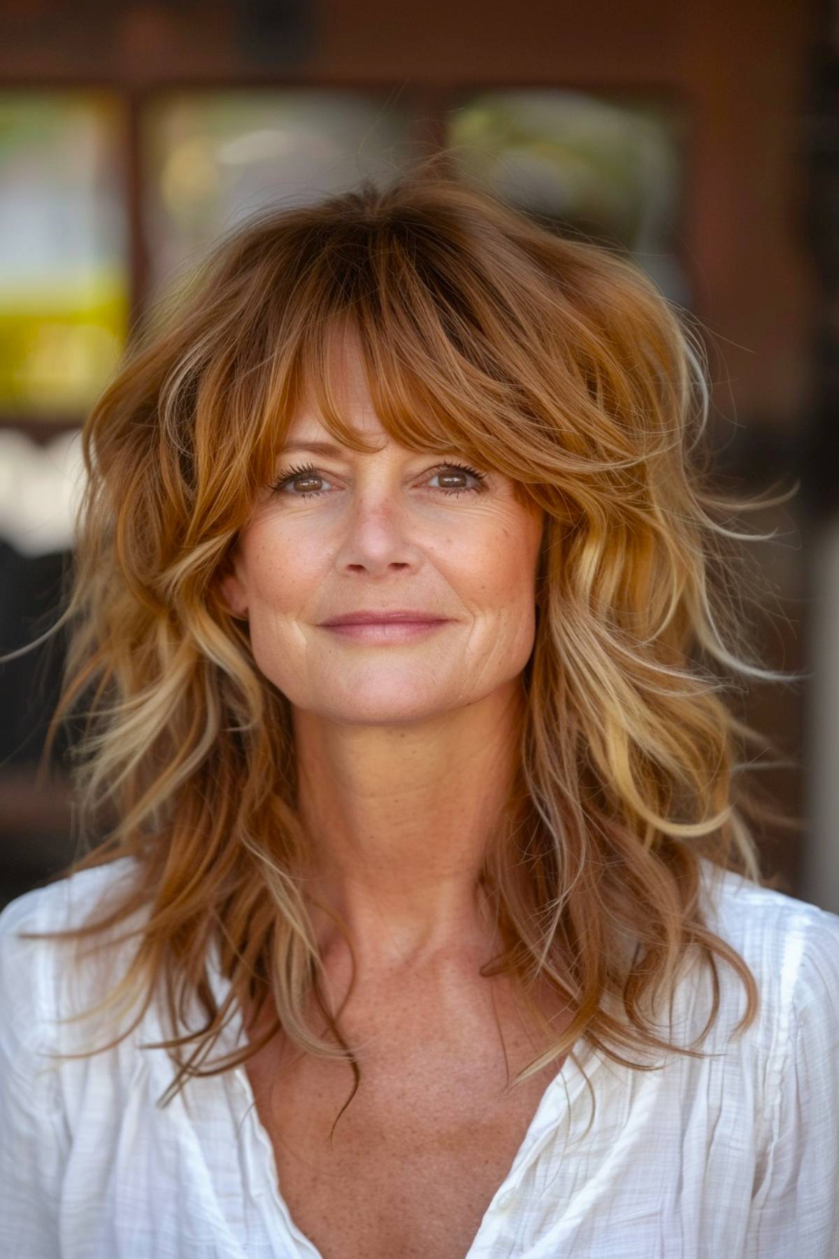 15+ Gorgeous Medium Shaggy Haircuts for Women Over 50 in 2025
