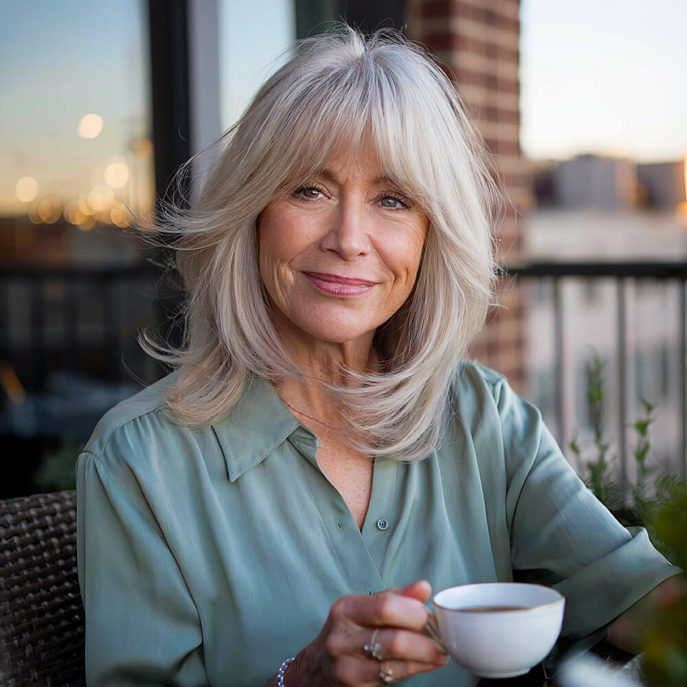 15+ Flattering Medium Shaggy Haircuts for Older Women in 2025