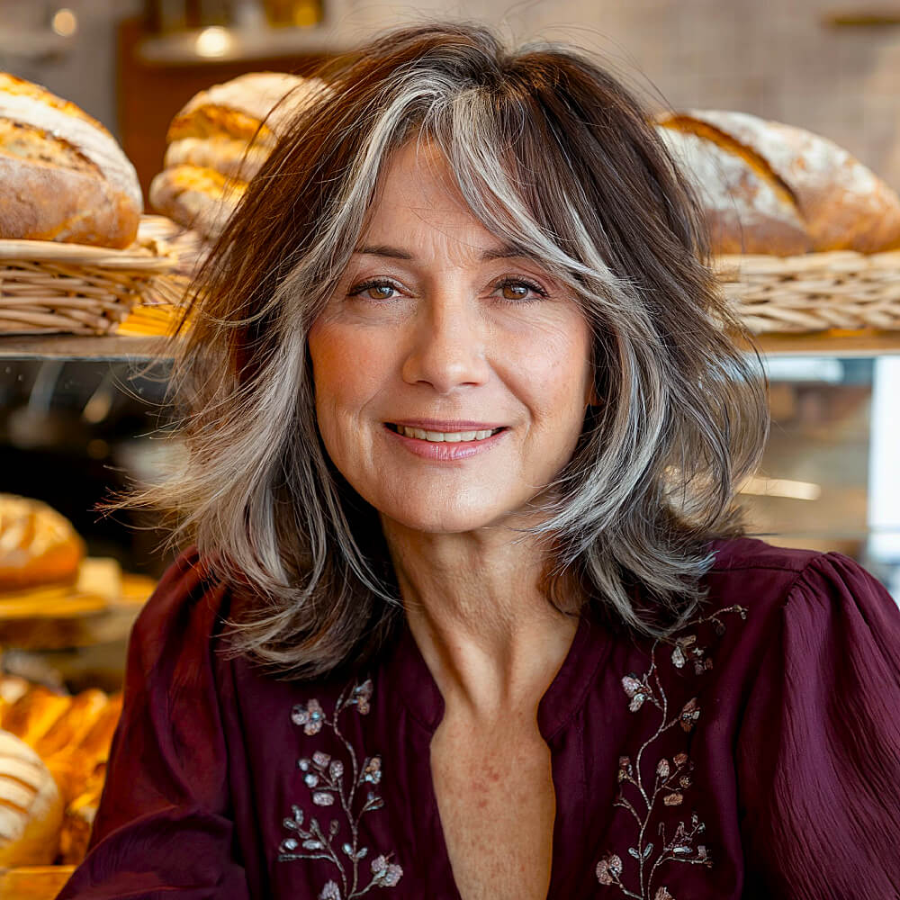 15+ Flattering Medium Shaggy Haircuts for Older Women in 2025