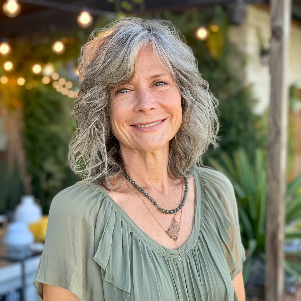 15+ Flattering Medium Shaggy Haircuts for Older Women in 2025