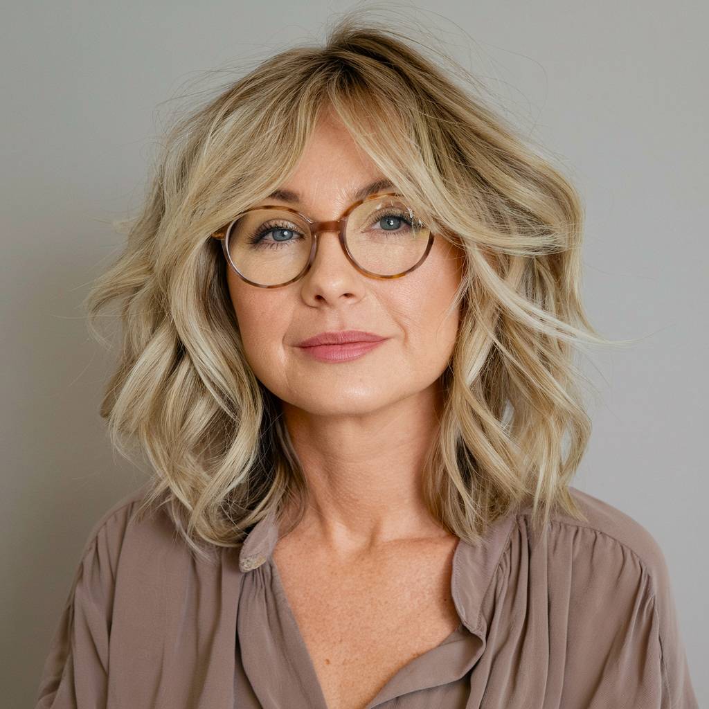15+ Flattering Medium Shaggy Haircuts for Older Women in 2025