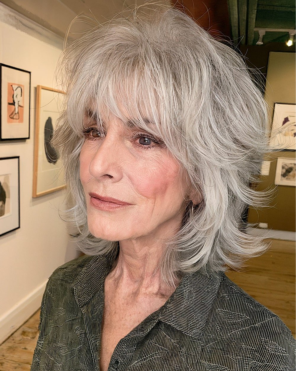 20+ Youthful Medium Shag Styles Women 70+ Are Loving in 2025