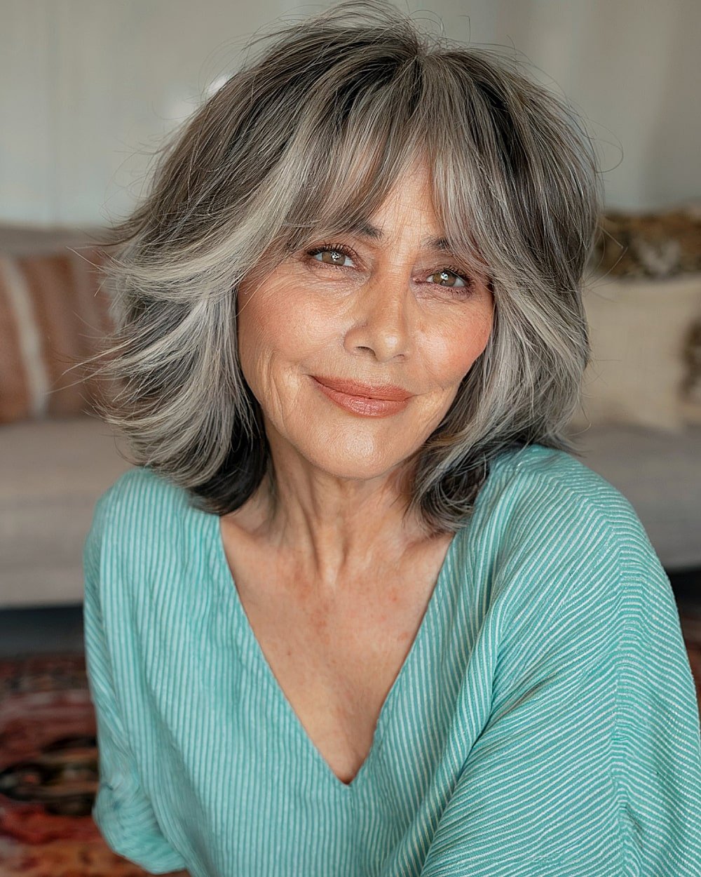 20+ Youthful Medium Shag Styles Women 70+ Are Loving in 2025