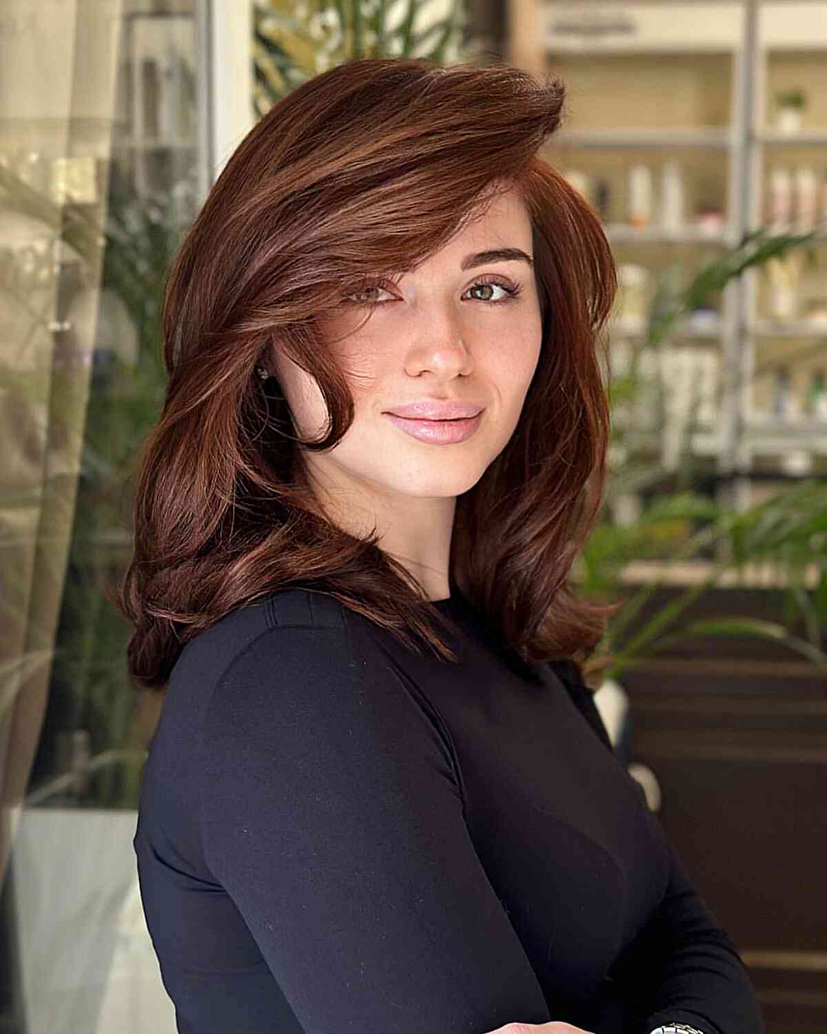 90 Best Medium-Length Hairstyles for Thick Hair to Feel Lighter