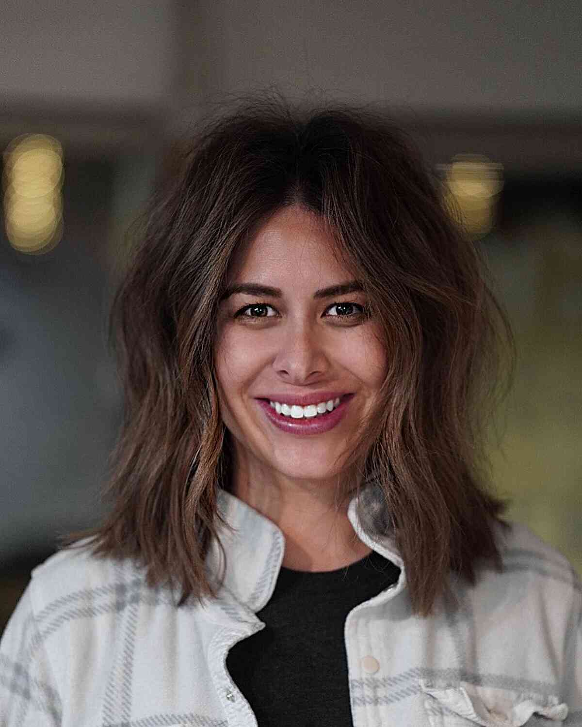 90 Best Medium-Length Hairstyles for Thick Hair to Feel Lighter