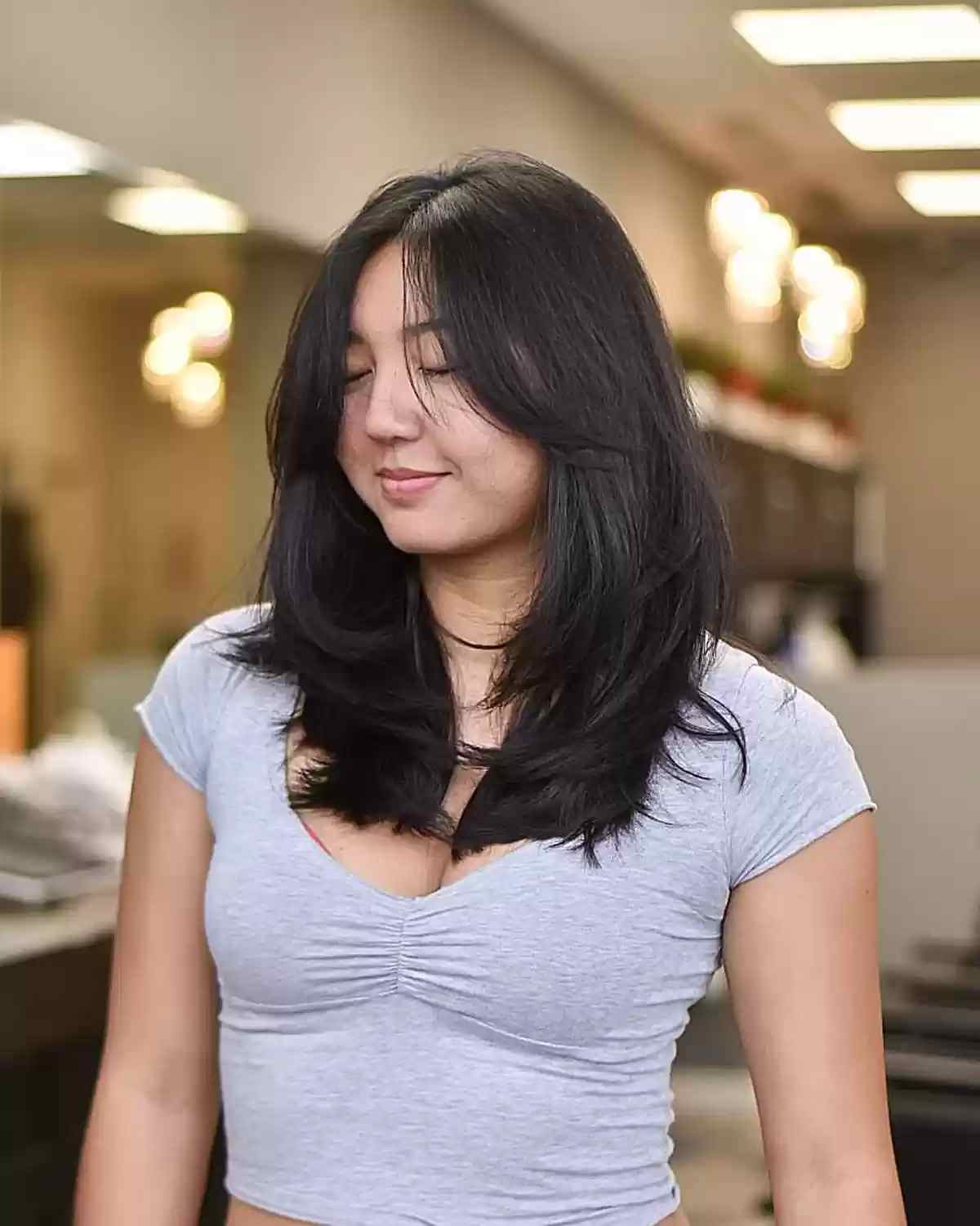 90 Best Medium-Length Hairstyles for Thick Hair to Feel Lighter