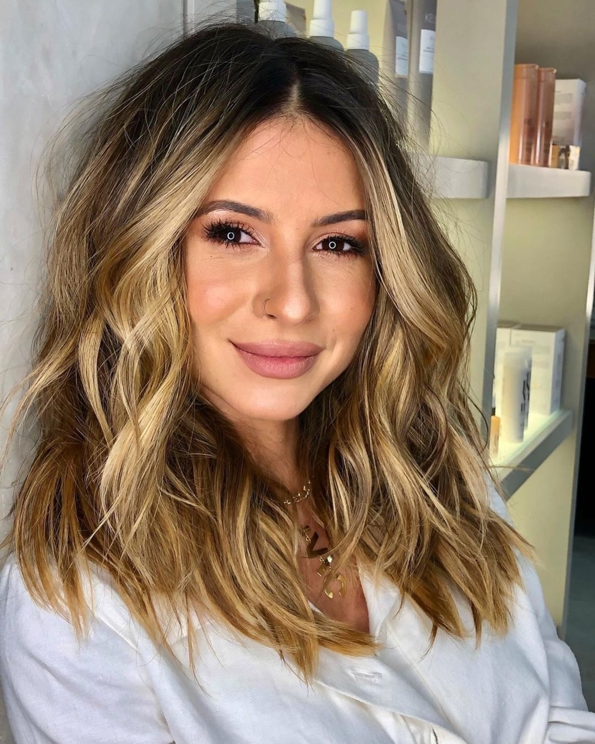 90 Best Medium-Length Hairstyles for Thick Hair to Feel Lighter