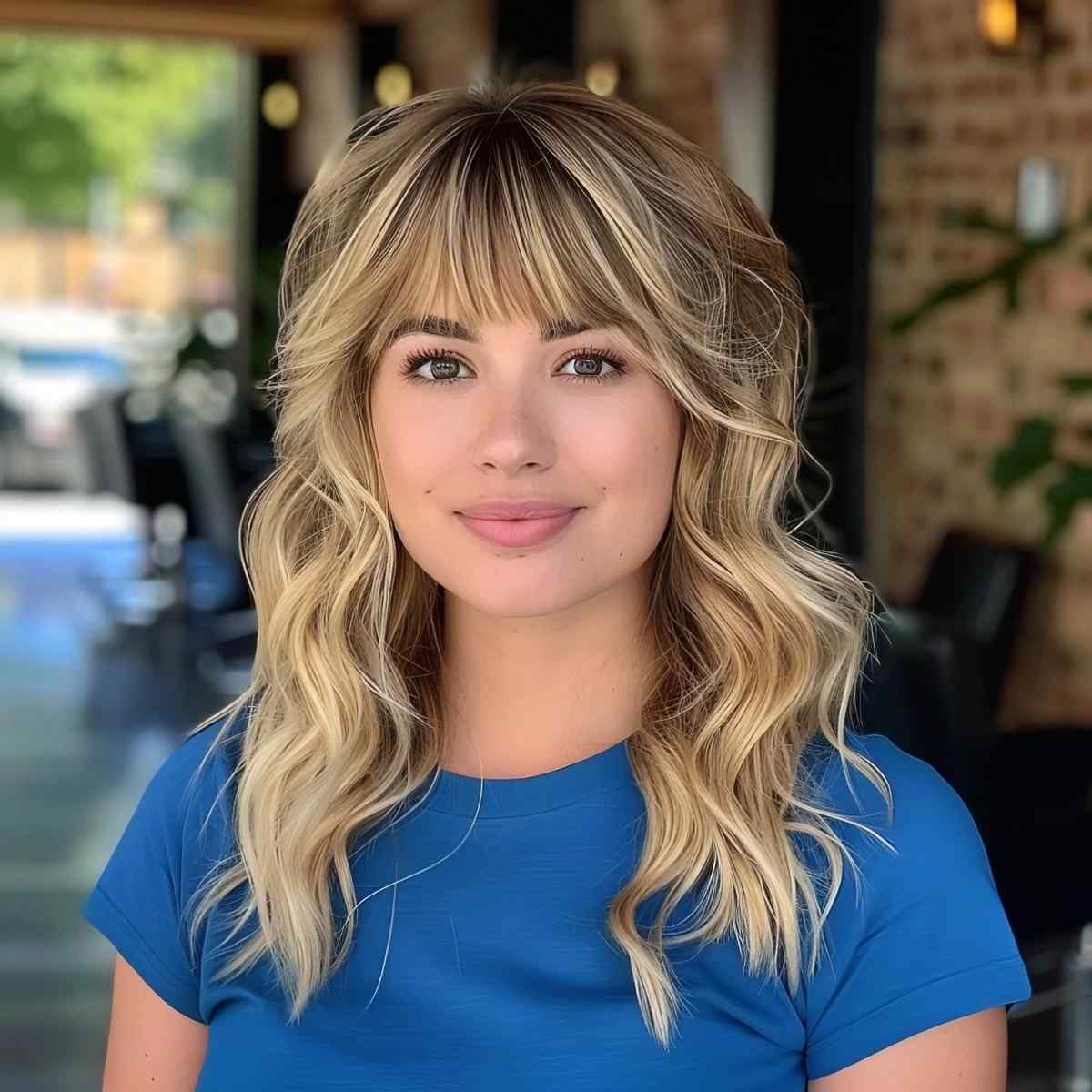 53 Perfect Medium-Length Hairstyles for Square Faces in 2025