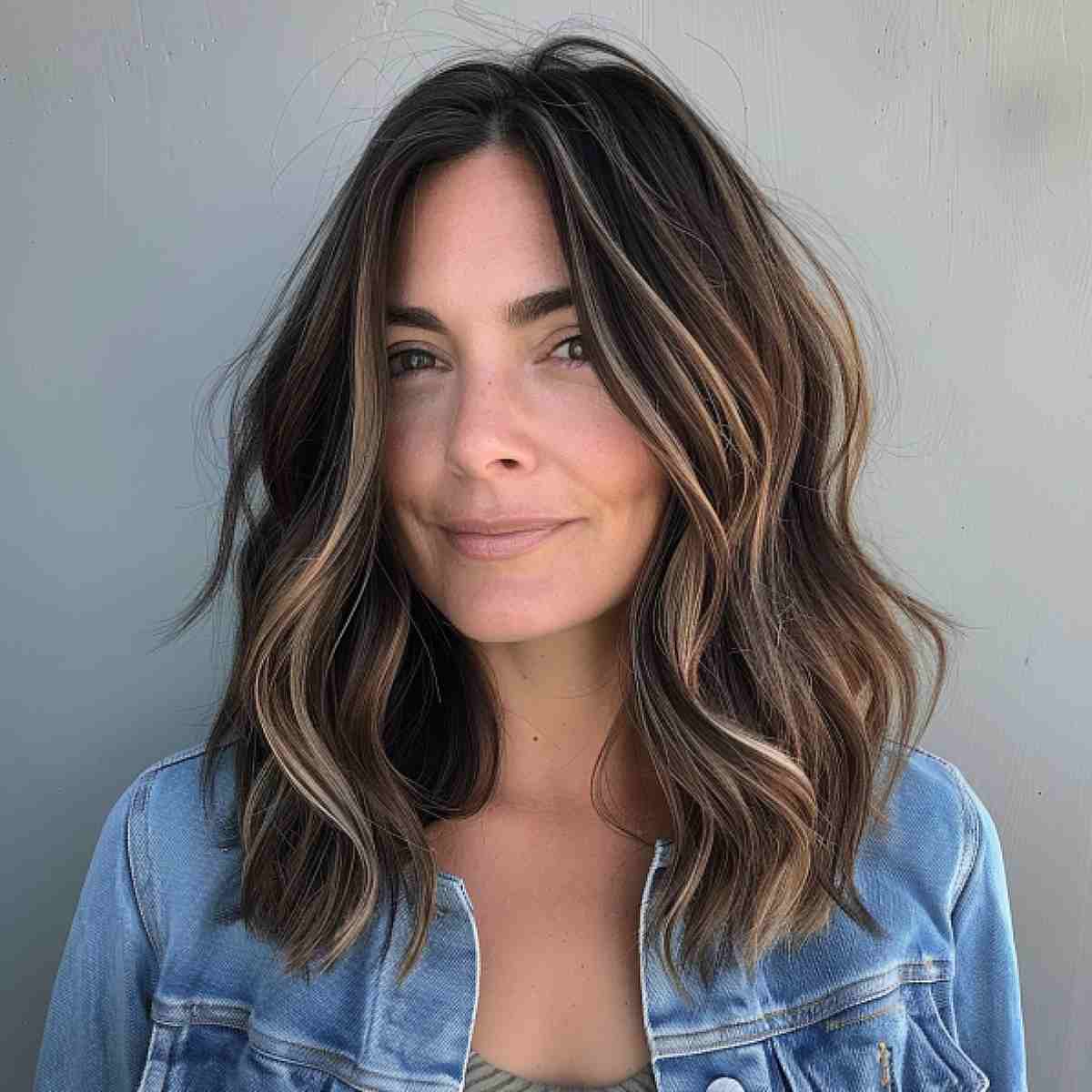 53 Perfect Medium-Length Hairstyles for Square Faces in 2025