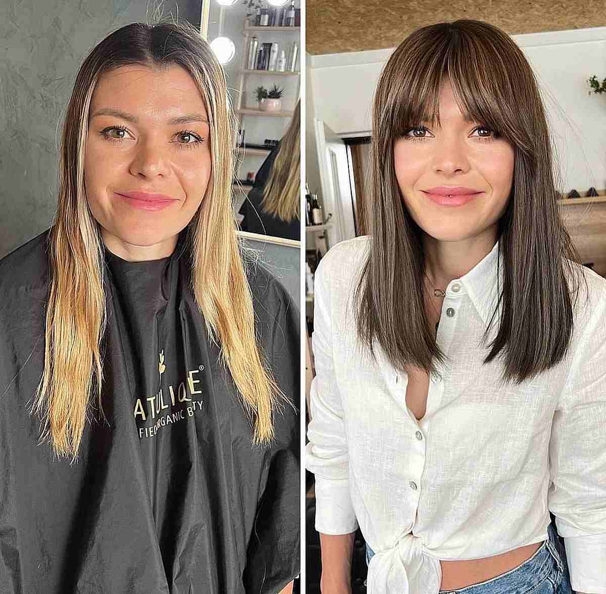 53 Perfect Medium-Length Hairstyles for Square Faces in 2025