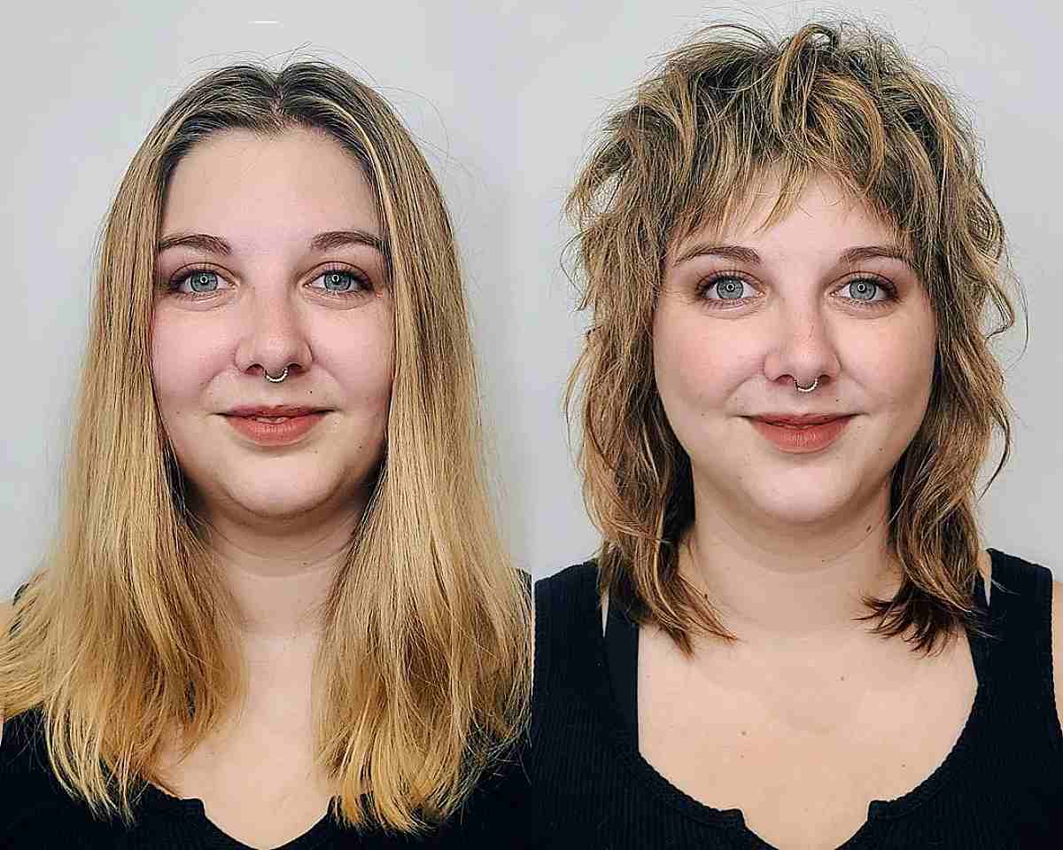 45 Flattering Medium Hairstyles for Round Faces in 2025