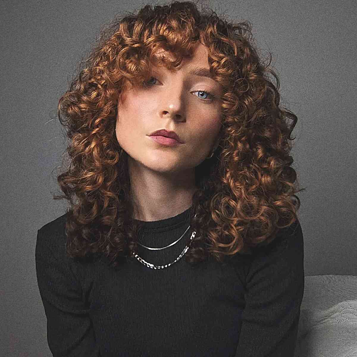 63 Best Medium-Length Hair with Bangs for An Instant Makeover