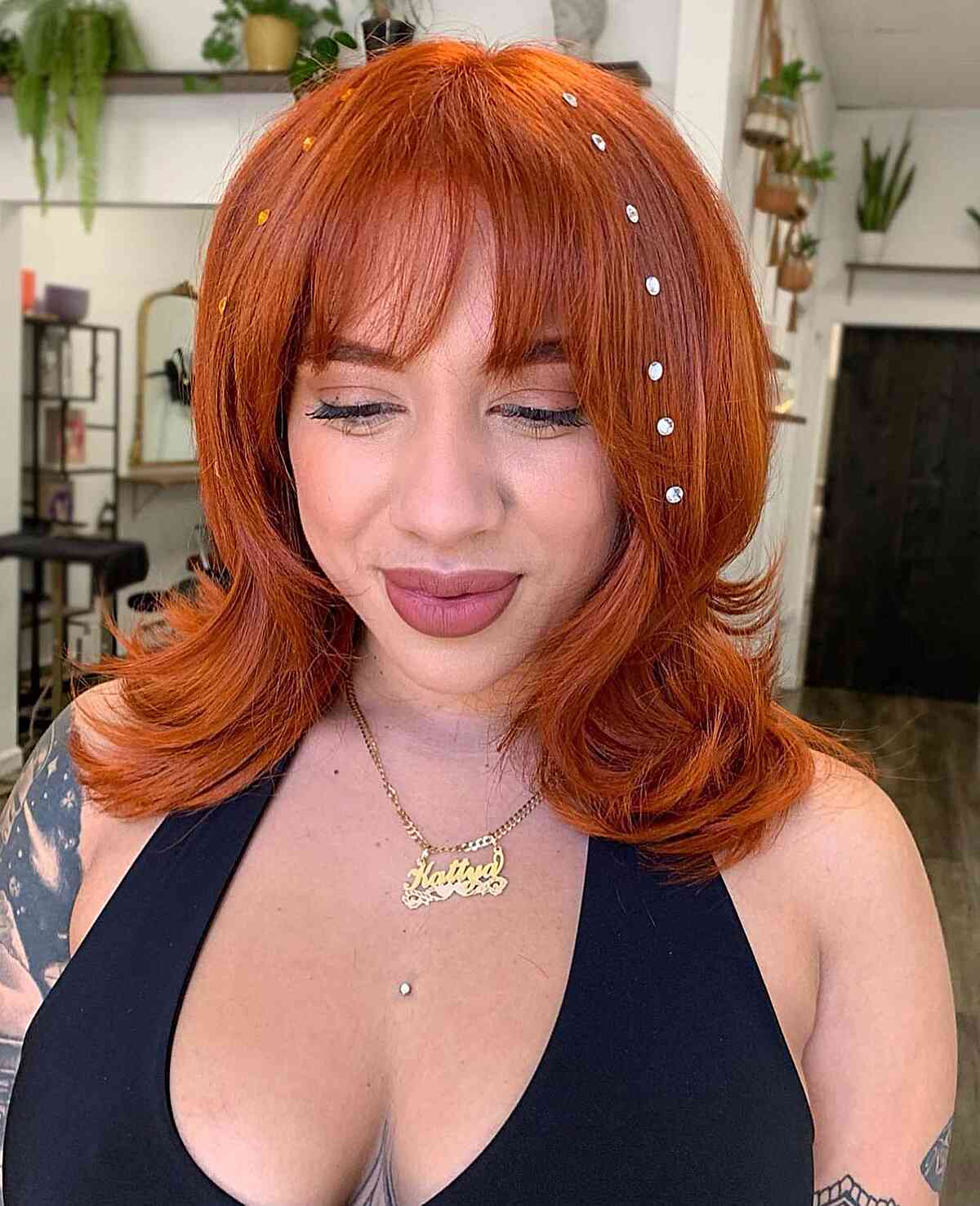 63 Best Medium-Length Hair with Bangs for An Instant Makeover