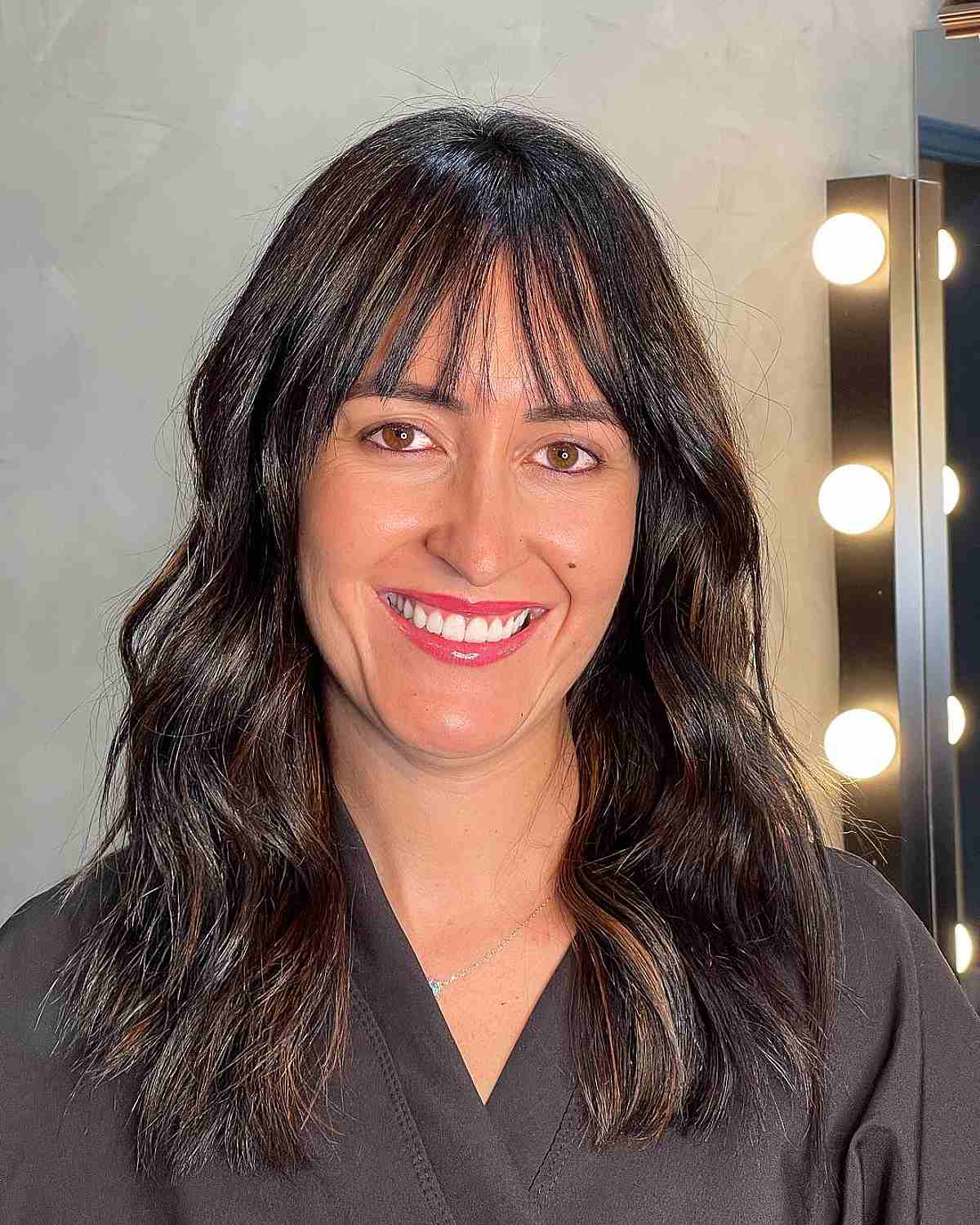 63 Best Medium-Length Hair with Bangs for An Instant Makeover