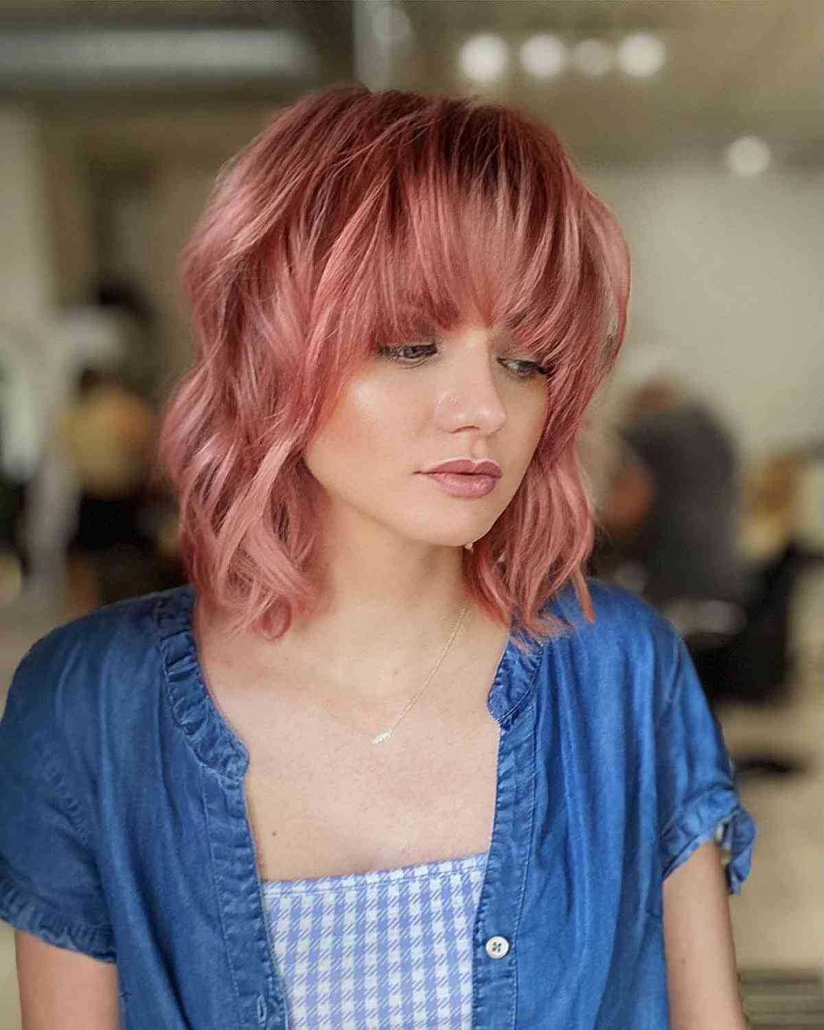 63 Best Medium-Length Hair with Bangs for An Instant Makeover