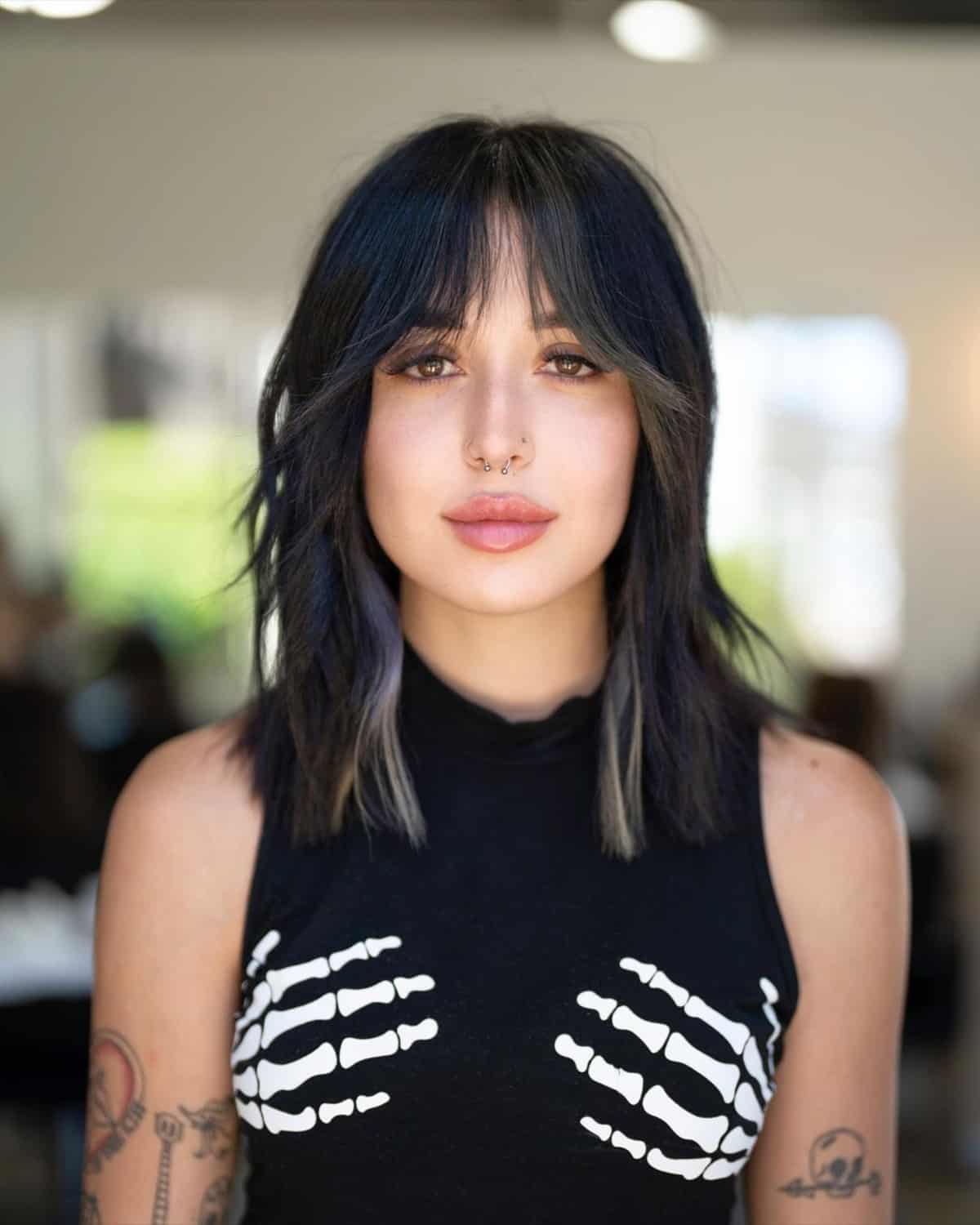 63 Best Medium-Length Hair with Bangs for An Instant Makeover