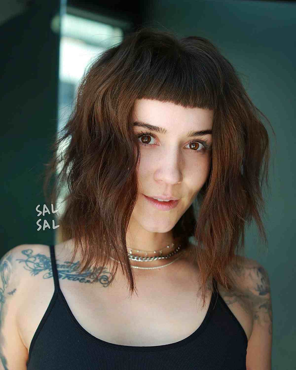 63 Best Medium-Length Hair with Bangs for An Instant Makeover