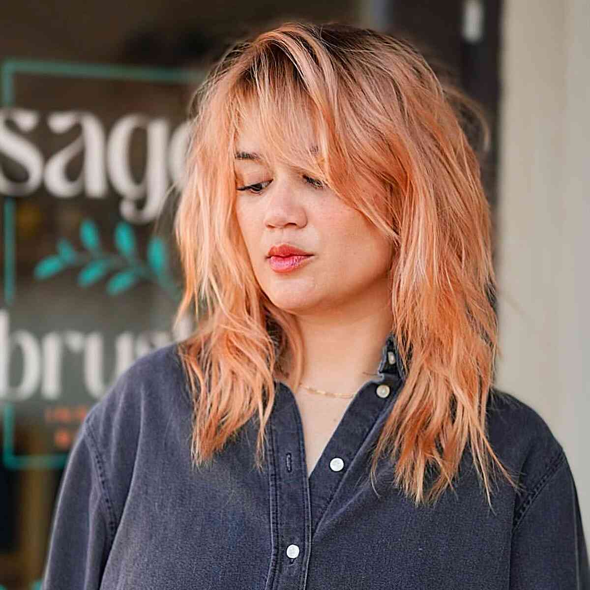 63 Best Medium-Length Hair with Bangs for An Instant Makeover