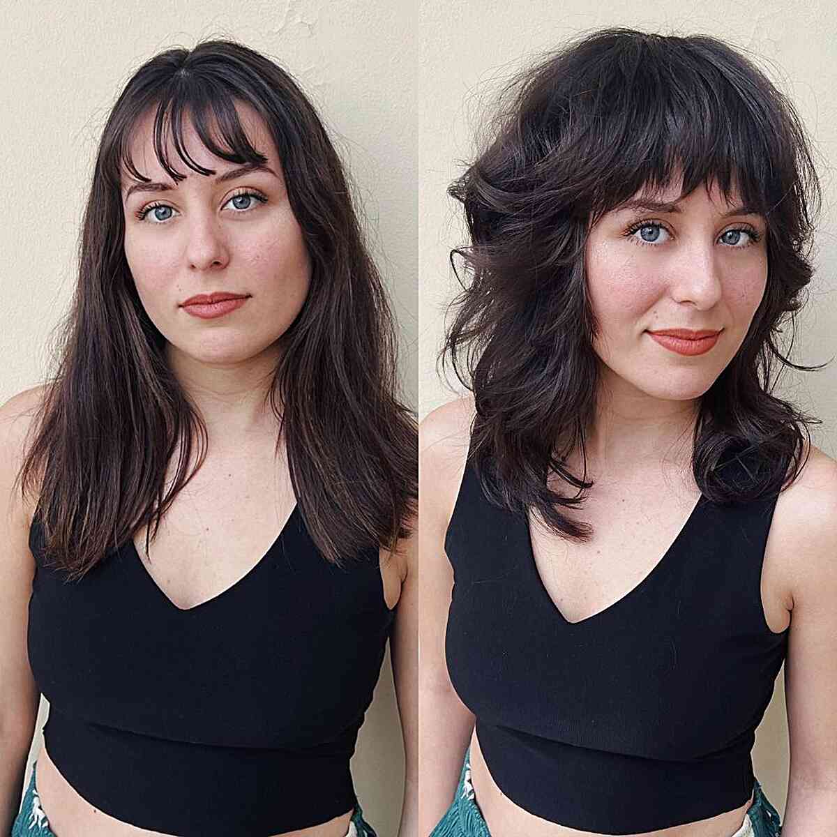 63 Best Medium-Length Hair with Bangs for An Instant Makeover