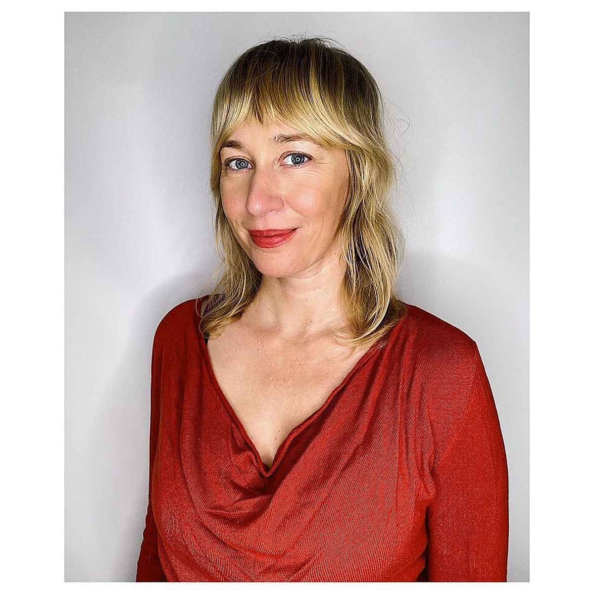 63 Best Medium-Length Hair with Bangs for An Instant Makeover