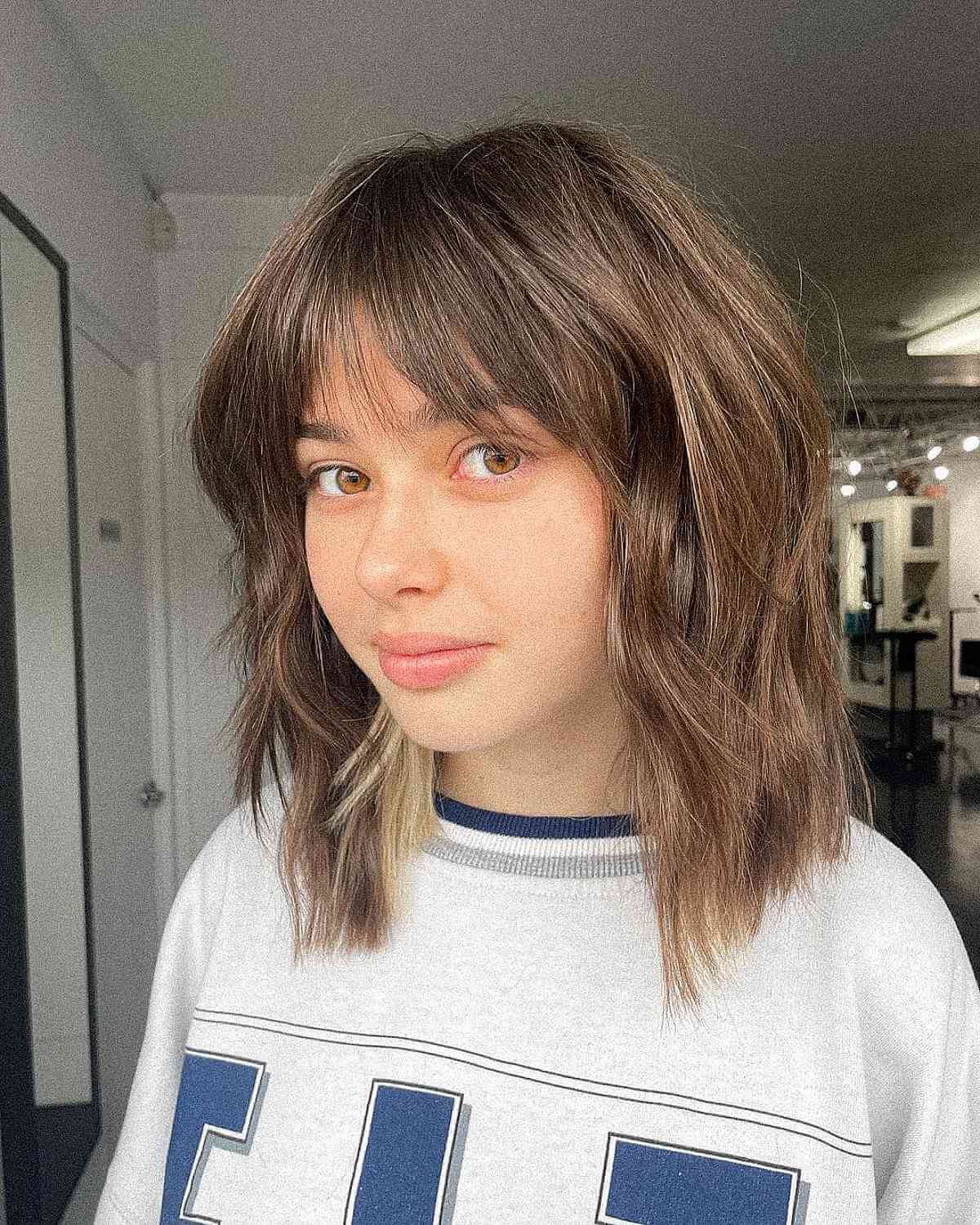 63 Best Medium-Length Hair with Bangs for An Instant Makeover