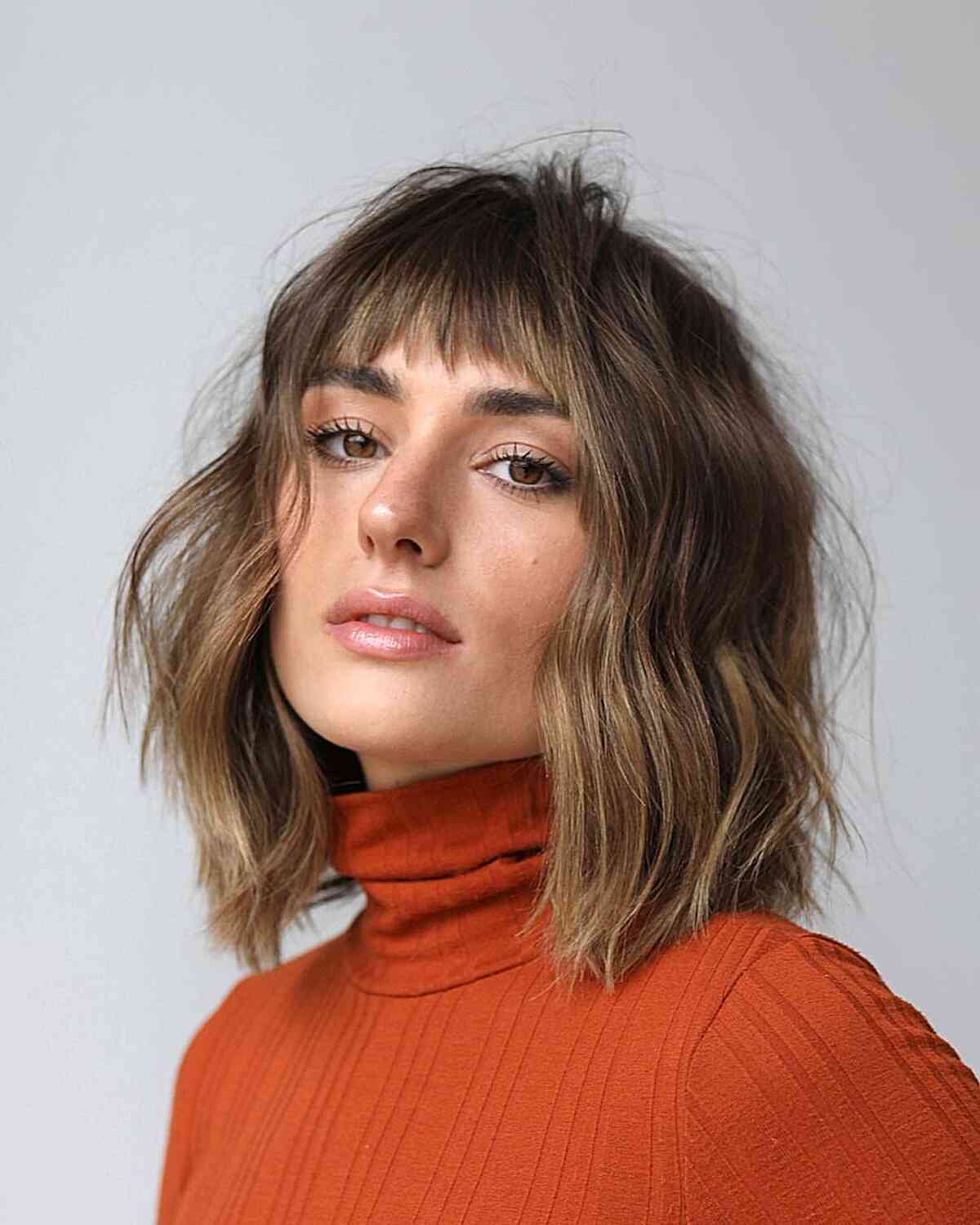 63 Best Medium-Length Hair with Bangs for An Instant Makeover