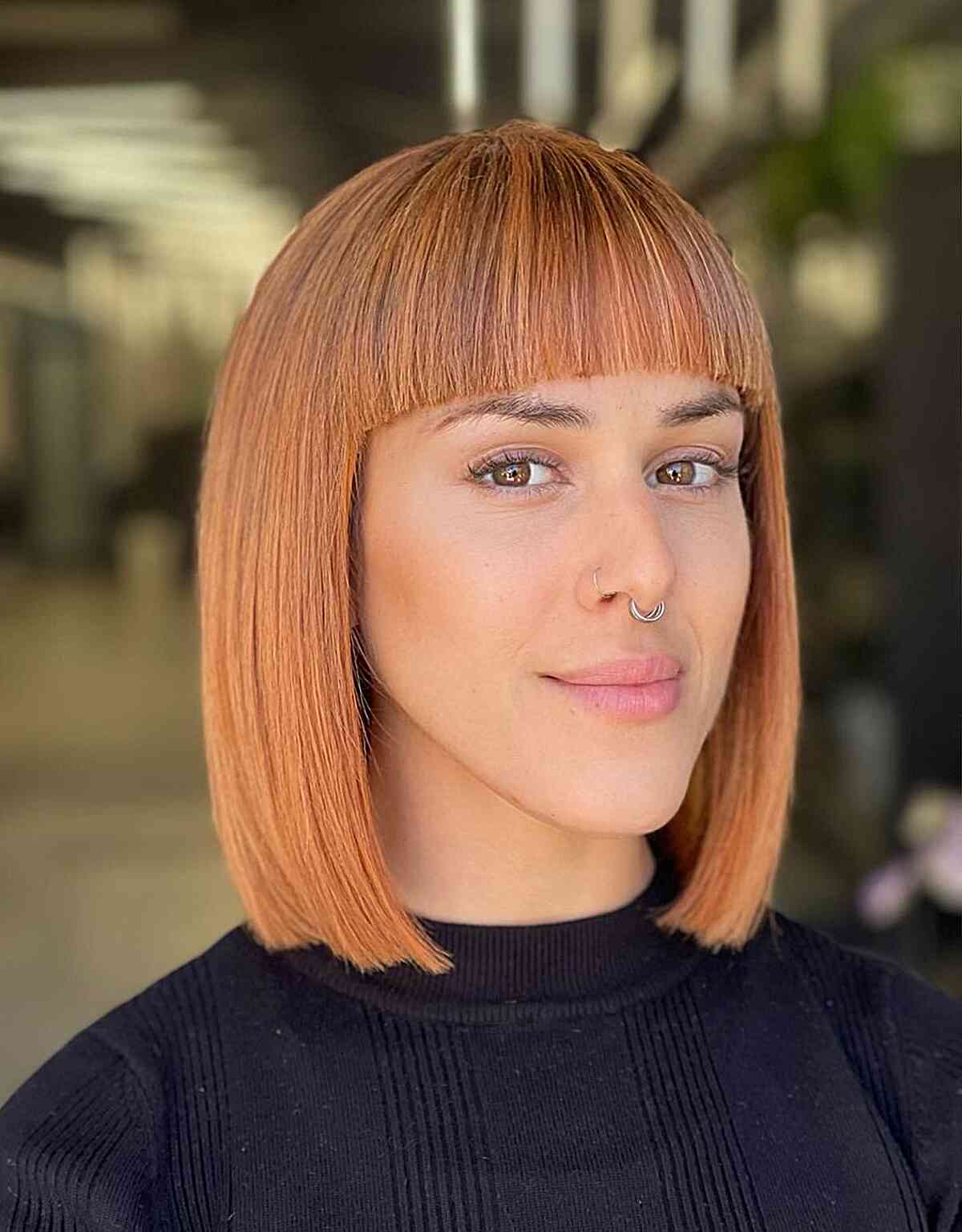 63 Best Medium-Length Hair with Bangs for An Instant Makeover