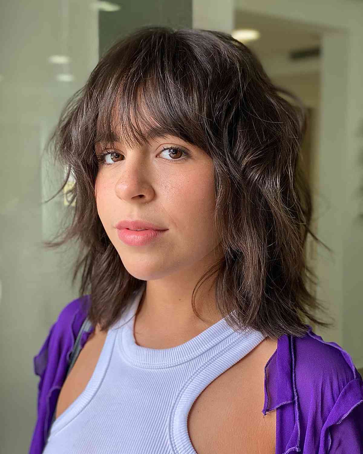63 Best Medium-Length Hair with Bangs for An Instant Makeover