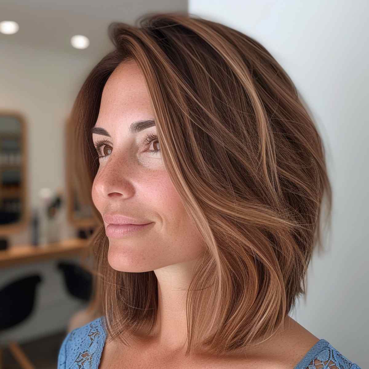 100+ Cute & Easy Shoulder-Length Haircuts for 2025