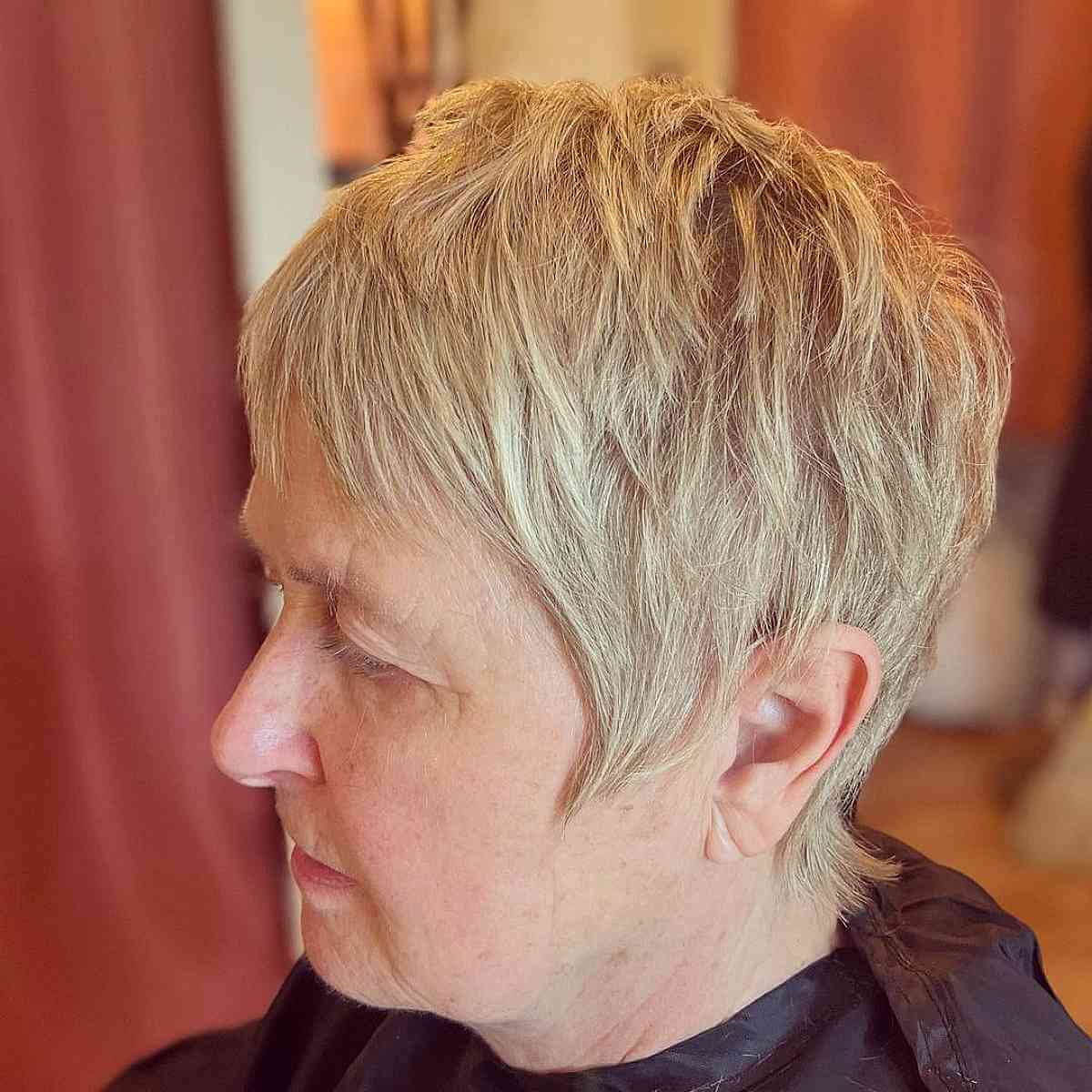 26 Modern Pixie Shag Haircuts for Stylish Older Women