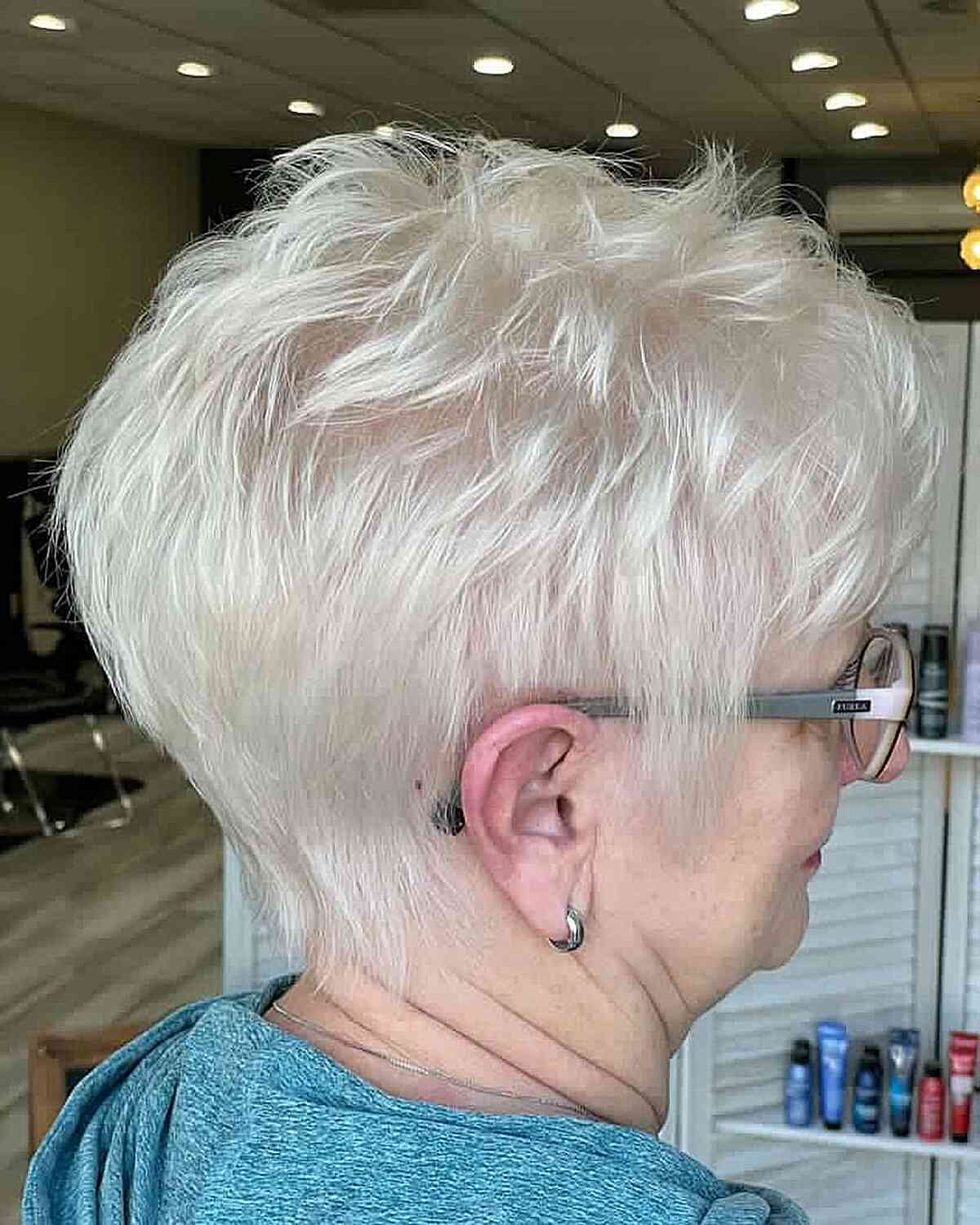 32 Perfect Pixie Cuts for Women Over 60 With Glasses