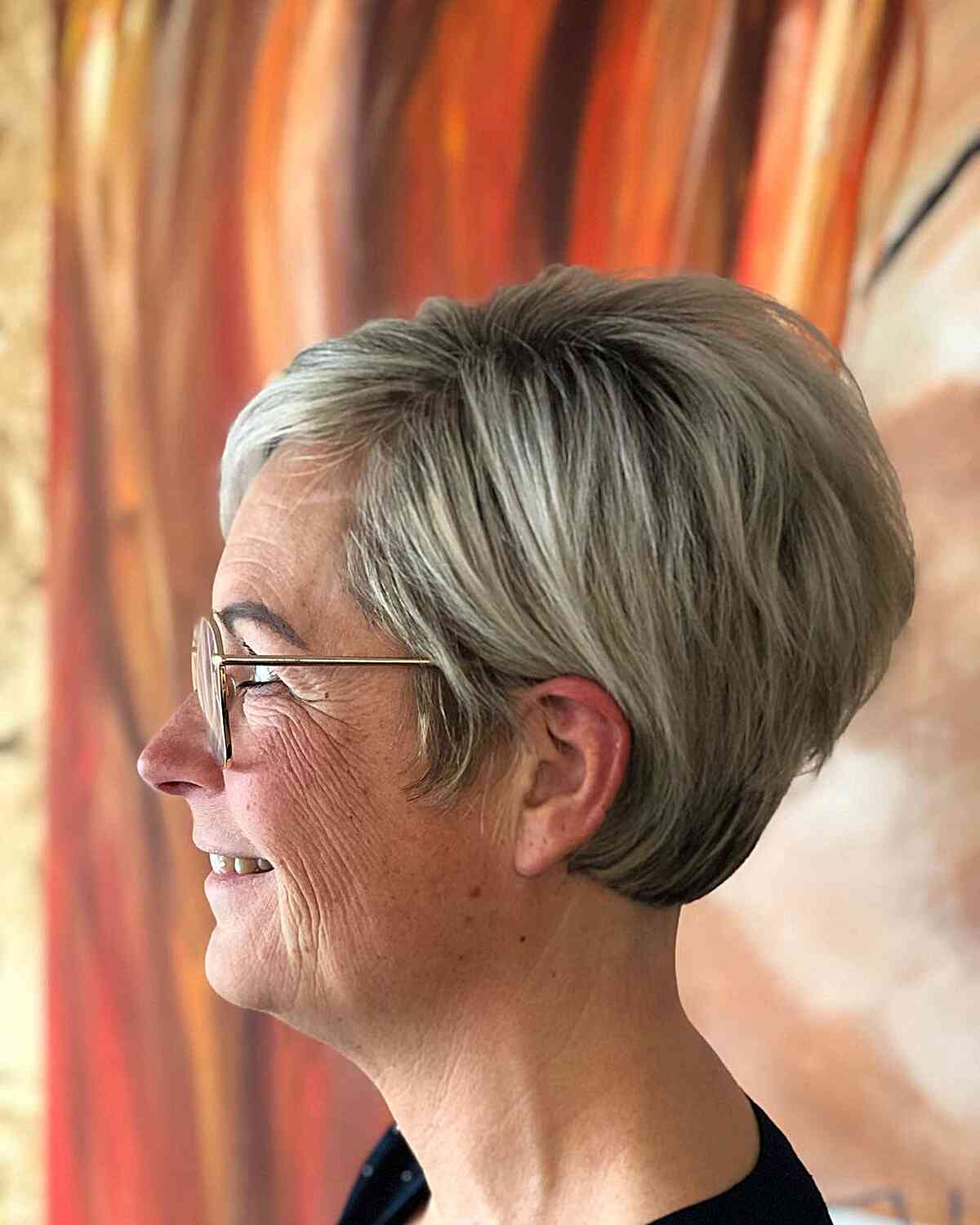 32 Perfect Pixie Cuts for Women Over 60 With Glasses