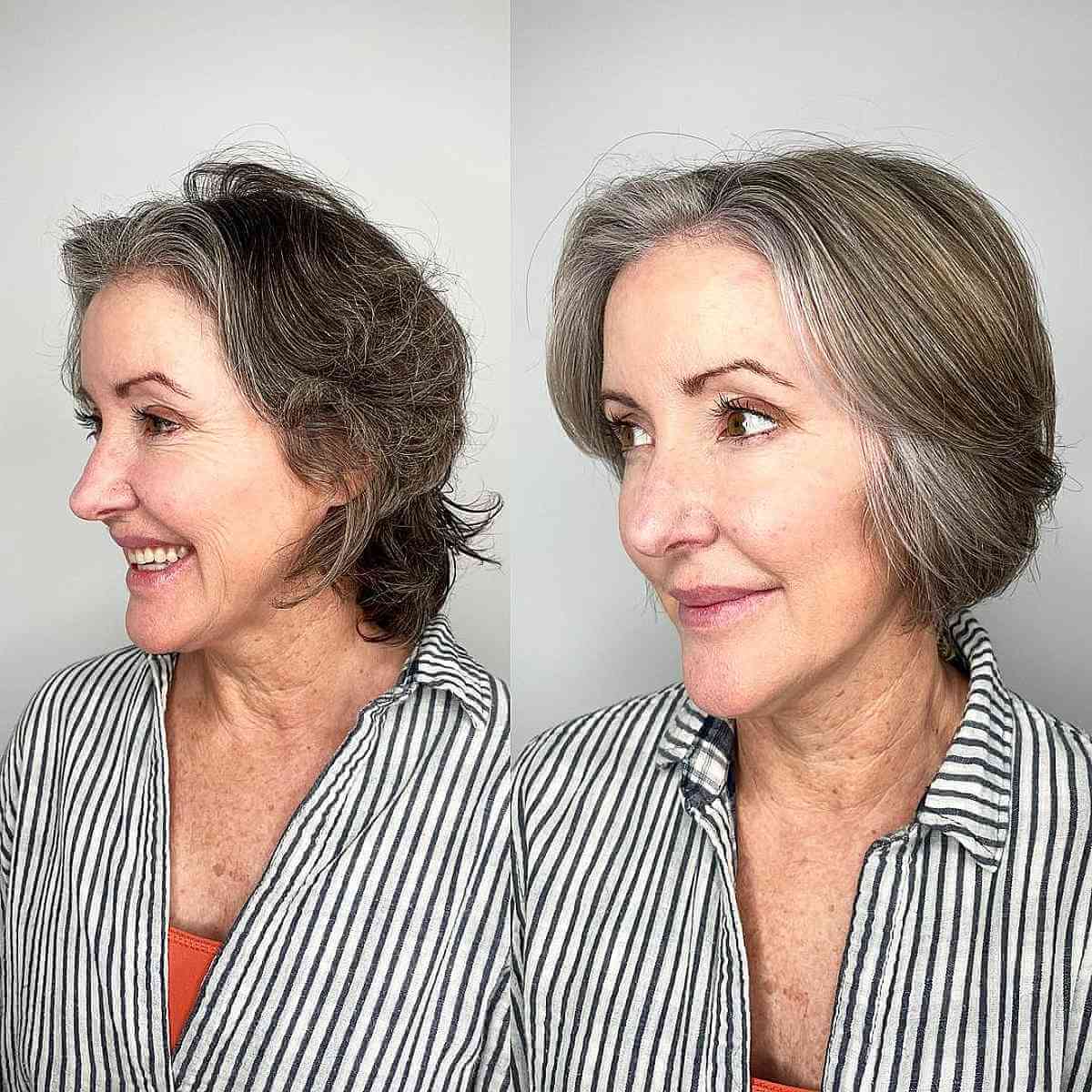 38 Gorgeous Short Hairstyles for Women In Their 60s with Grey Hair