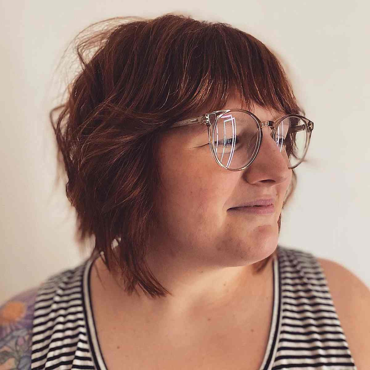 21 Flattering Short Haircut Ideas for Full Faces to Look Thinner