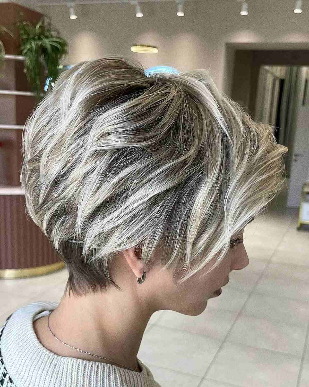 23 Prettiest Platinum Pixie Cuts for Cooler Blonde Crop